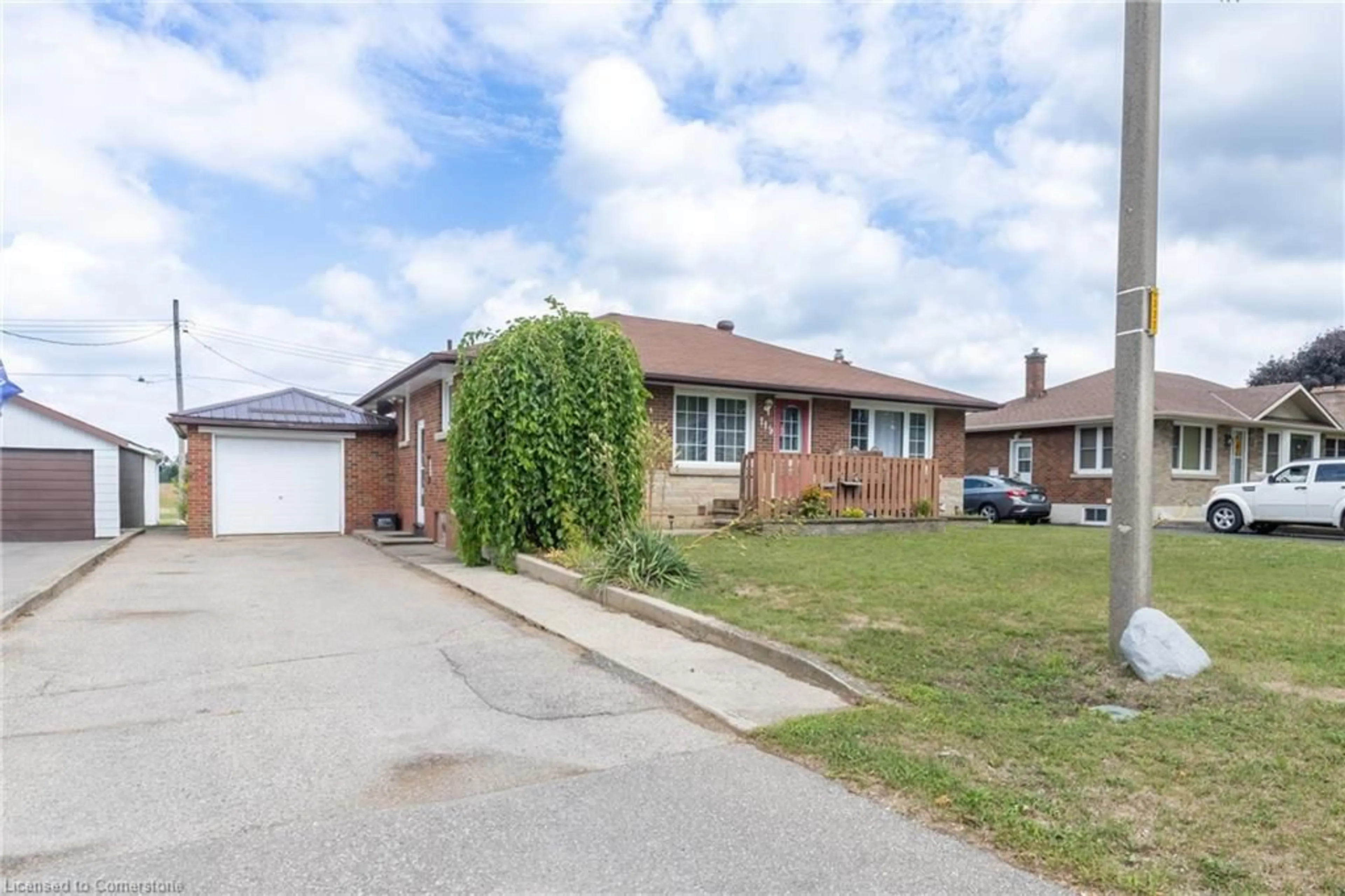 Home with brick exterior material, street for 119 Bell St, Delhi Ontario N4B 1X2