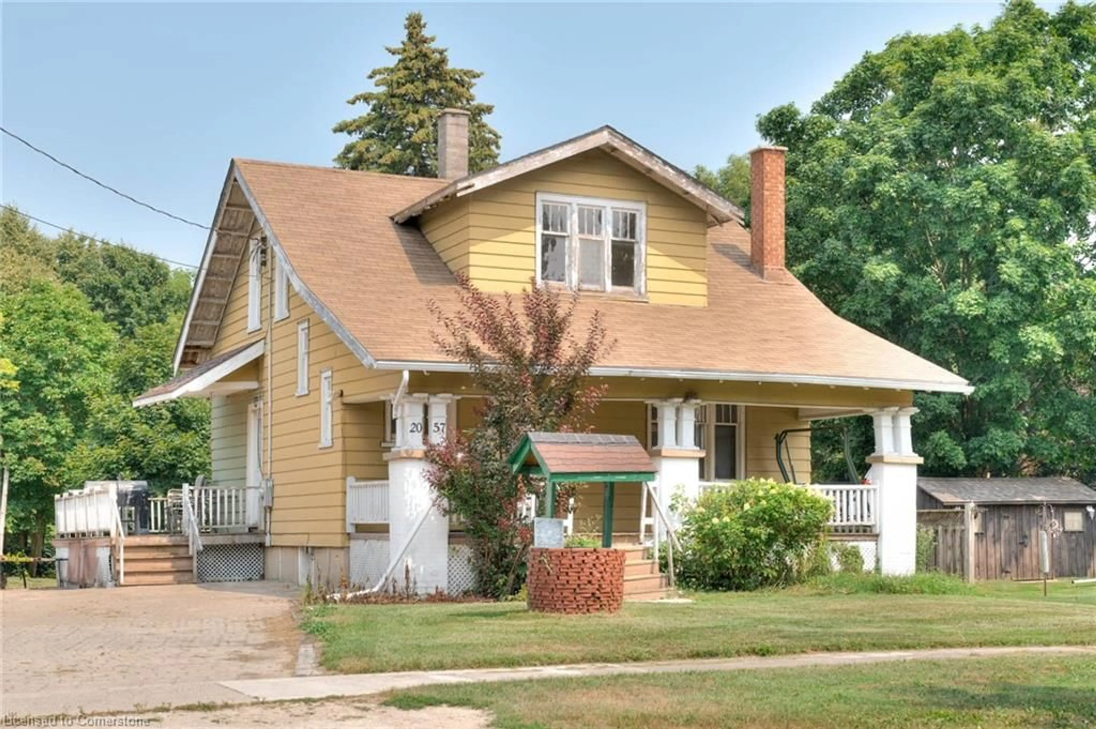 Home with vinyl exterior material, street for 2057 Martin St St, Gorrie Ontario N0G 1X0