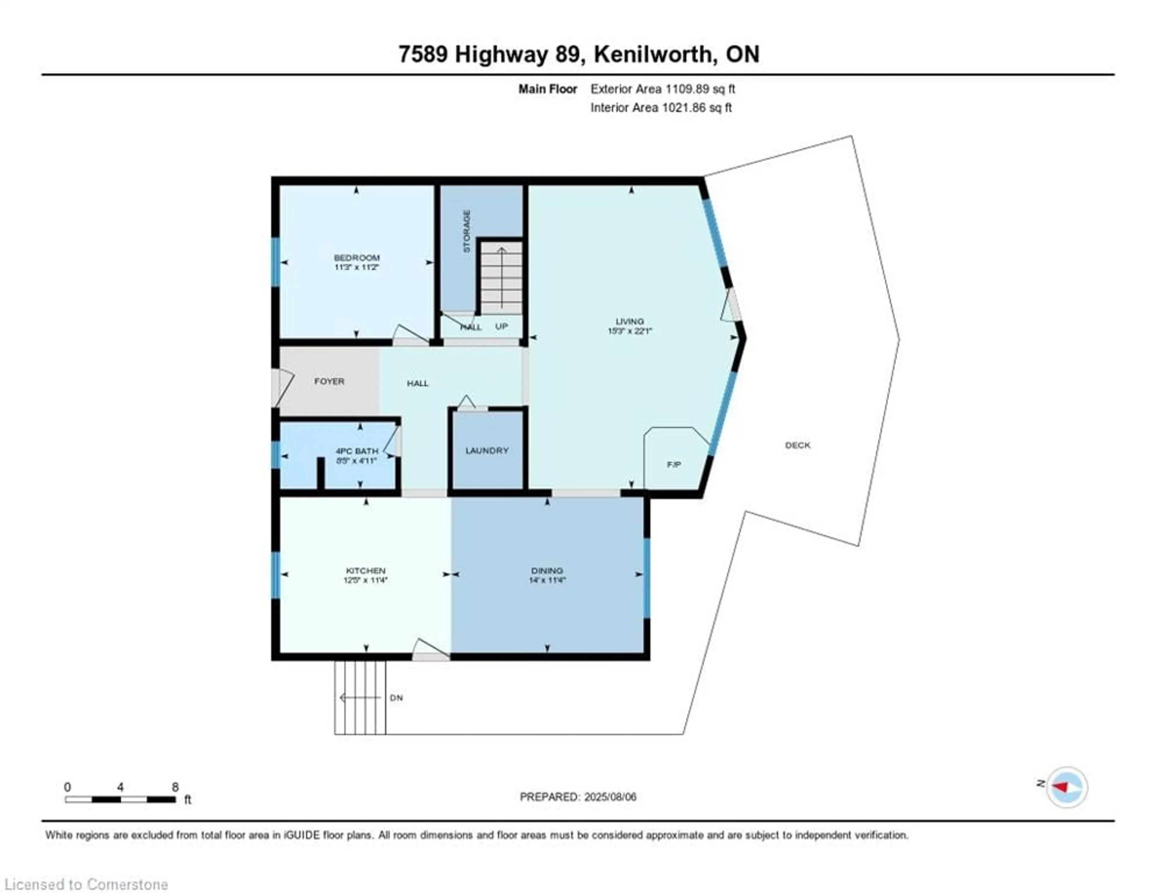 Floor plan for 7589 Highway 89, Wellington North Ontario N0G 2E0