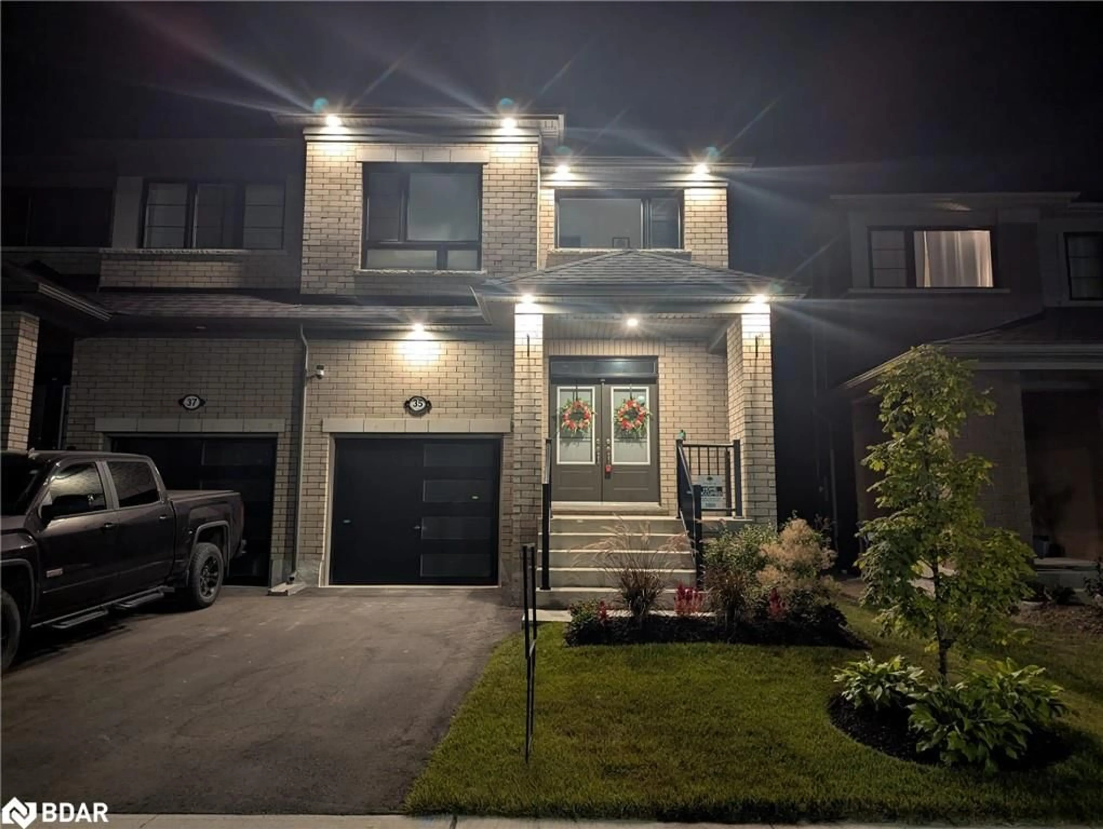 Home with brick exterior material, street for 35 Povey Rd, Fergus Ontario N1M 0J5