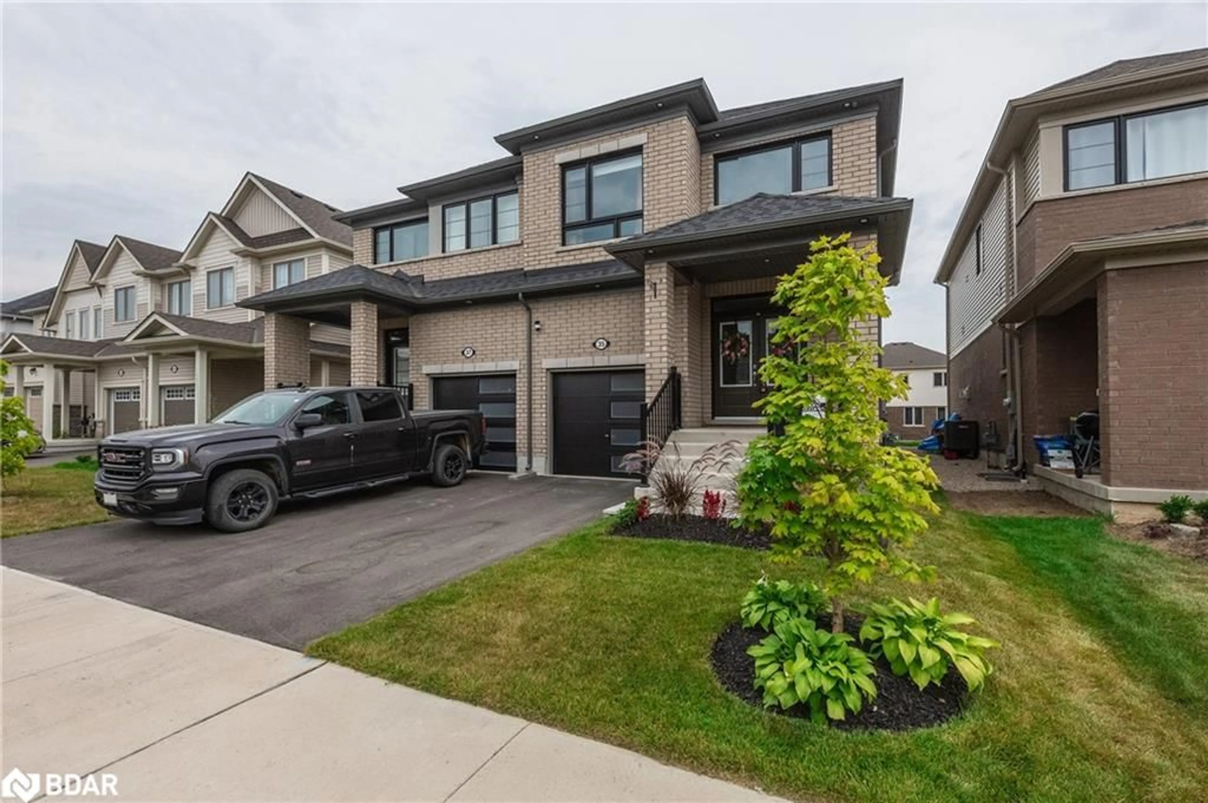 Home with brick exterior material, street for 35 Povey Rd, Fergus Ontario N1M 0J5