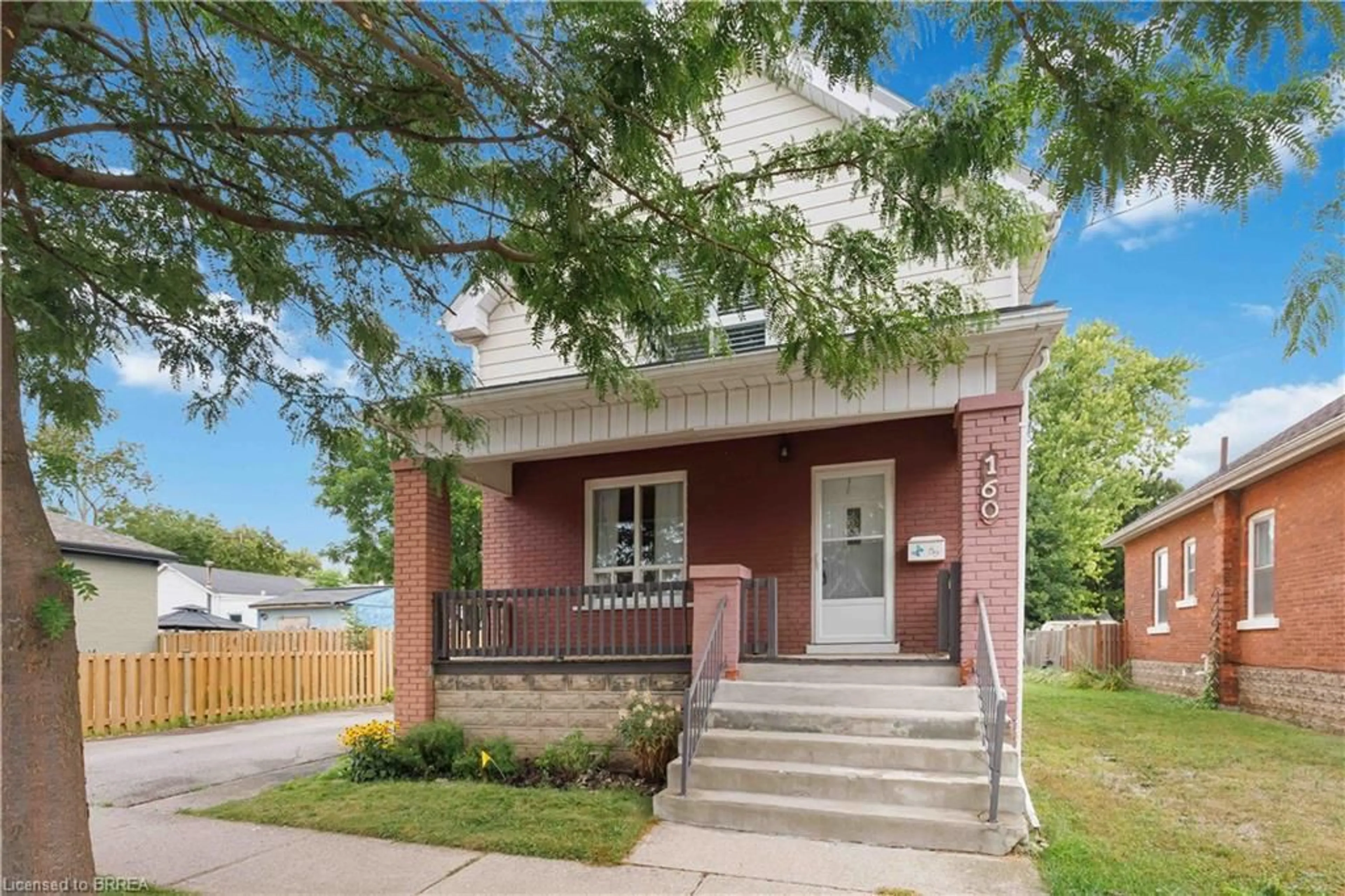 Home with brick exterior material, street for 160 Catharine Ave, Brantford Ontario N3T 1Y7