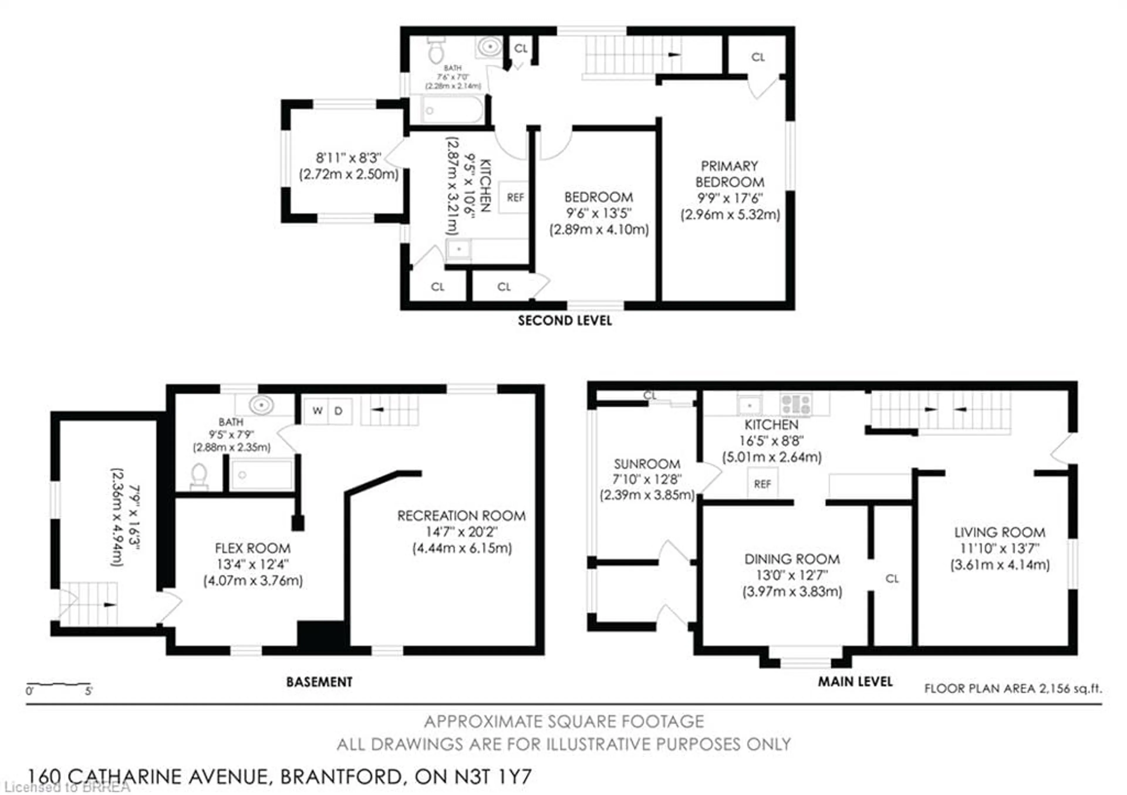 Floor plan for 160 Catharine Ave, Brantford Ontario N3T 1Y7