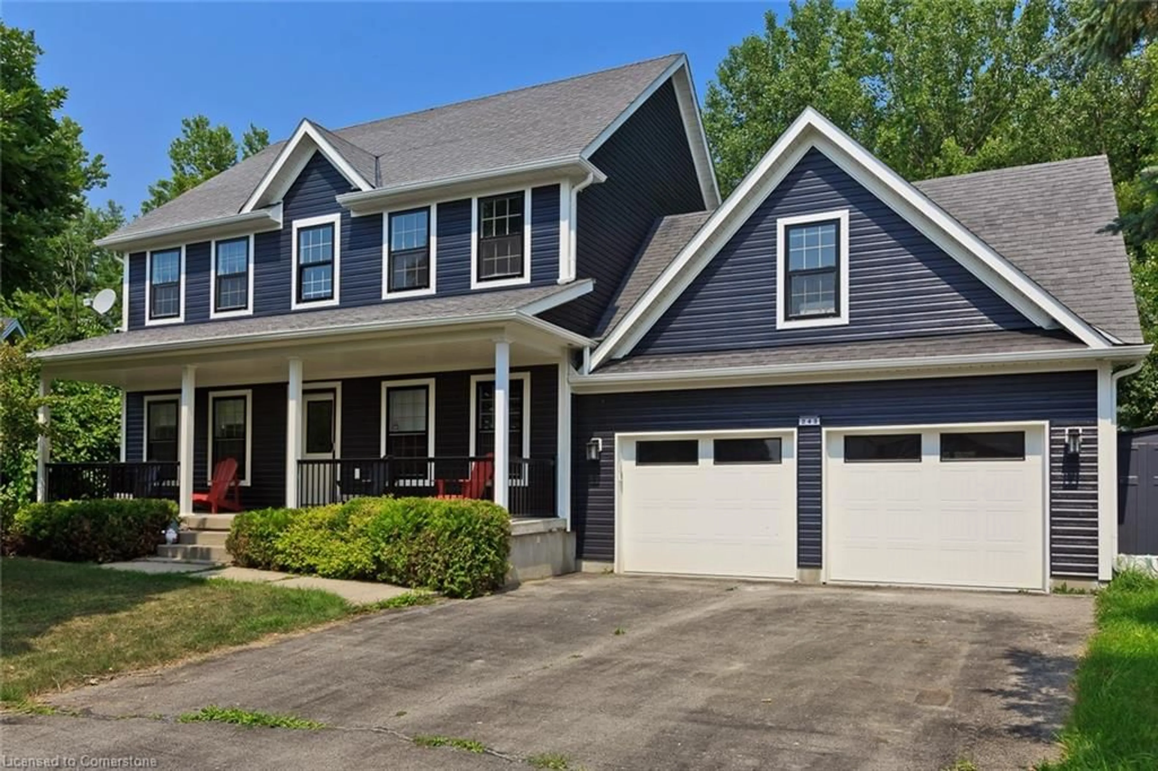 Home with vinyl exterior material, street for 243 Christie St, Rockwood Ontario N0B 2K0