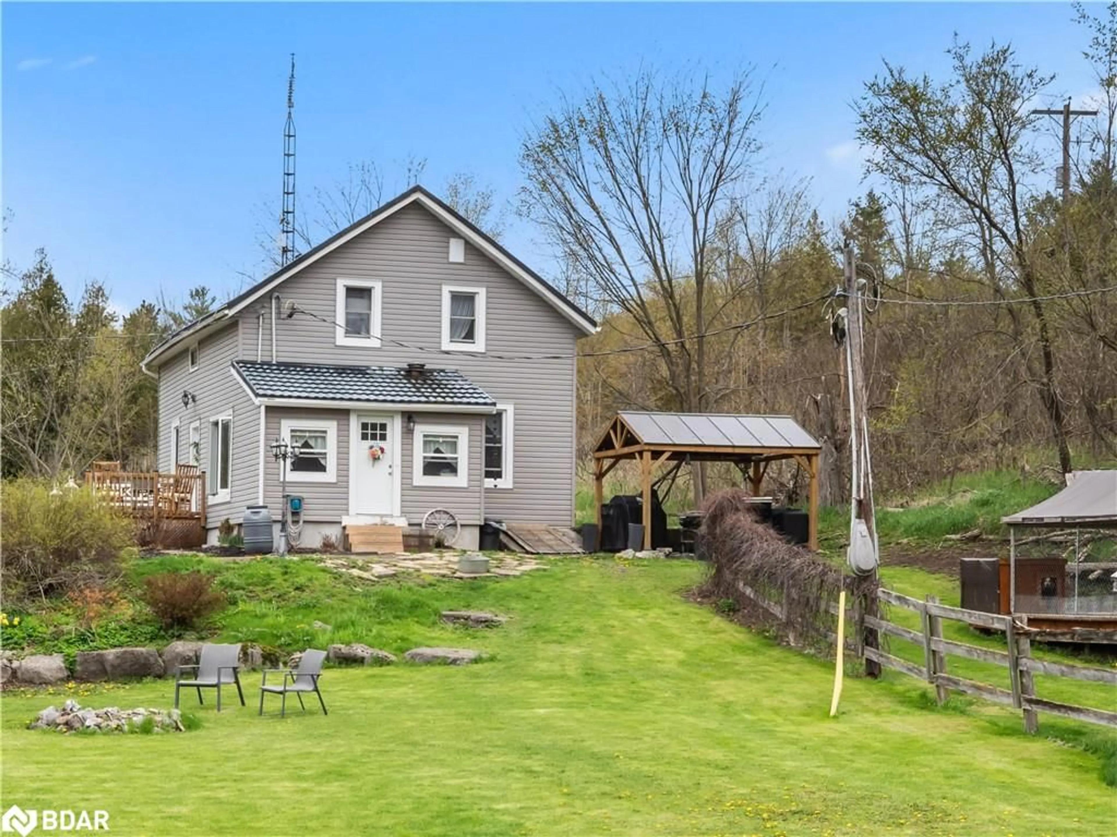 A pic from outside/outdoor area/front of a property/back of a property/a pic from drone, unknown for 373 Deshane Rd, Marlbank Ontario K0K 2L0