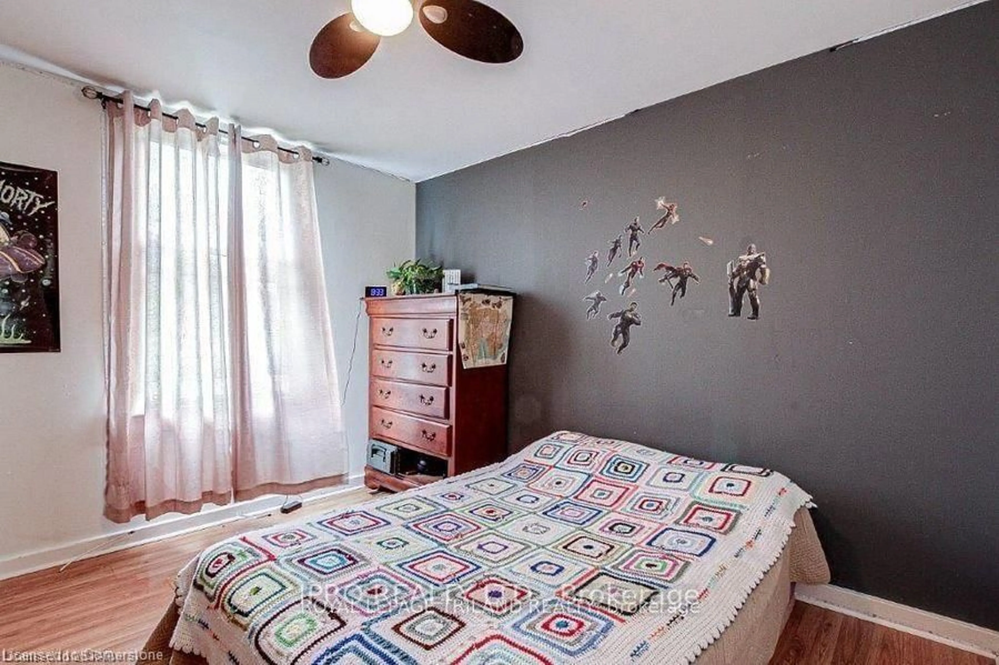 Bedroom with bed, unknown for 332 Colborne St, Port Stanley Ontario N5L 1B3