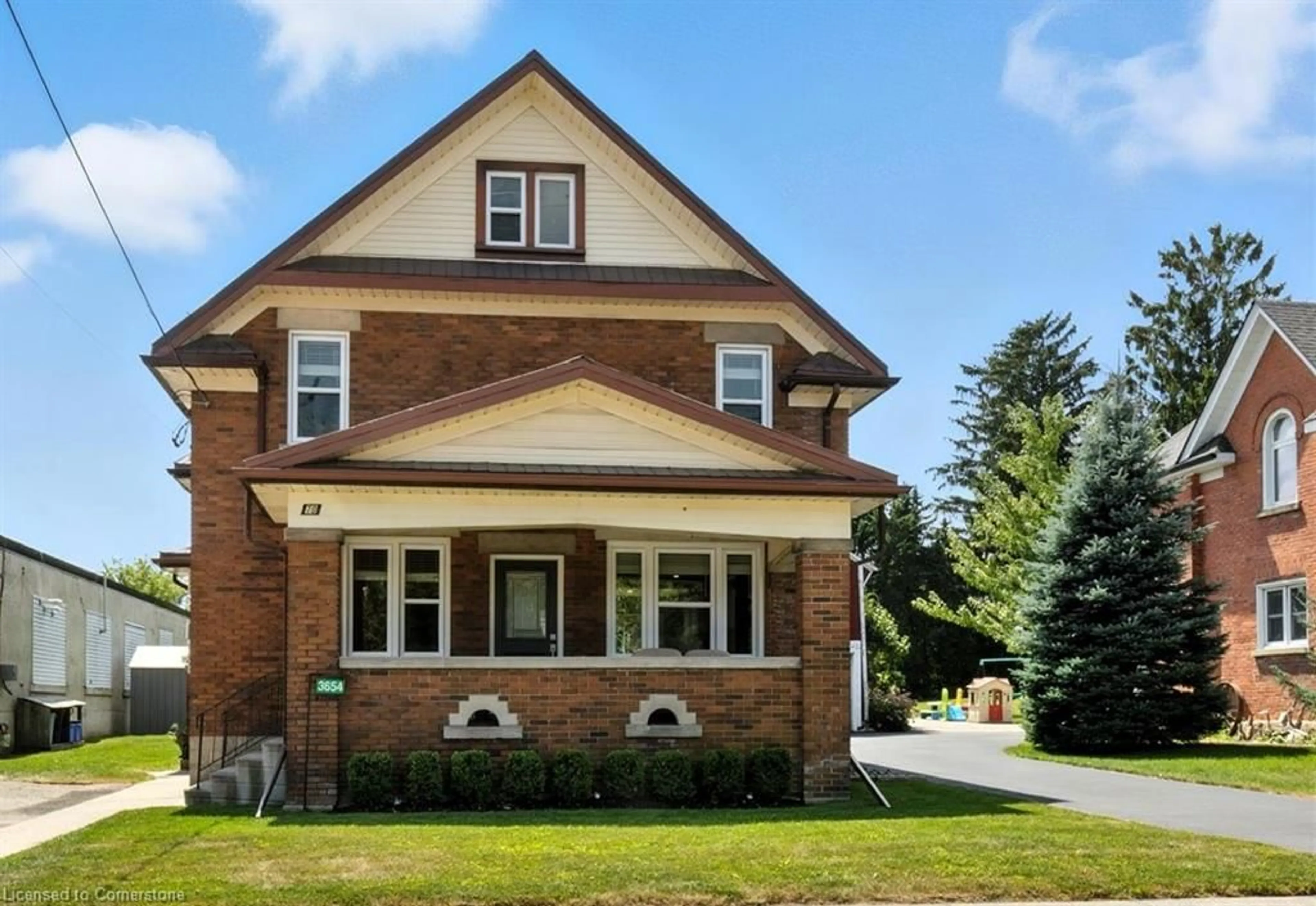 Home with brick exterior material, street for 3654 Lobsinger Line, St. Clements Ontario N0B 2M0