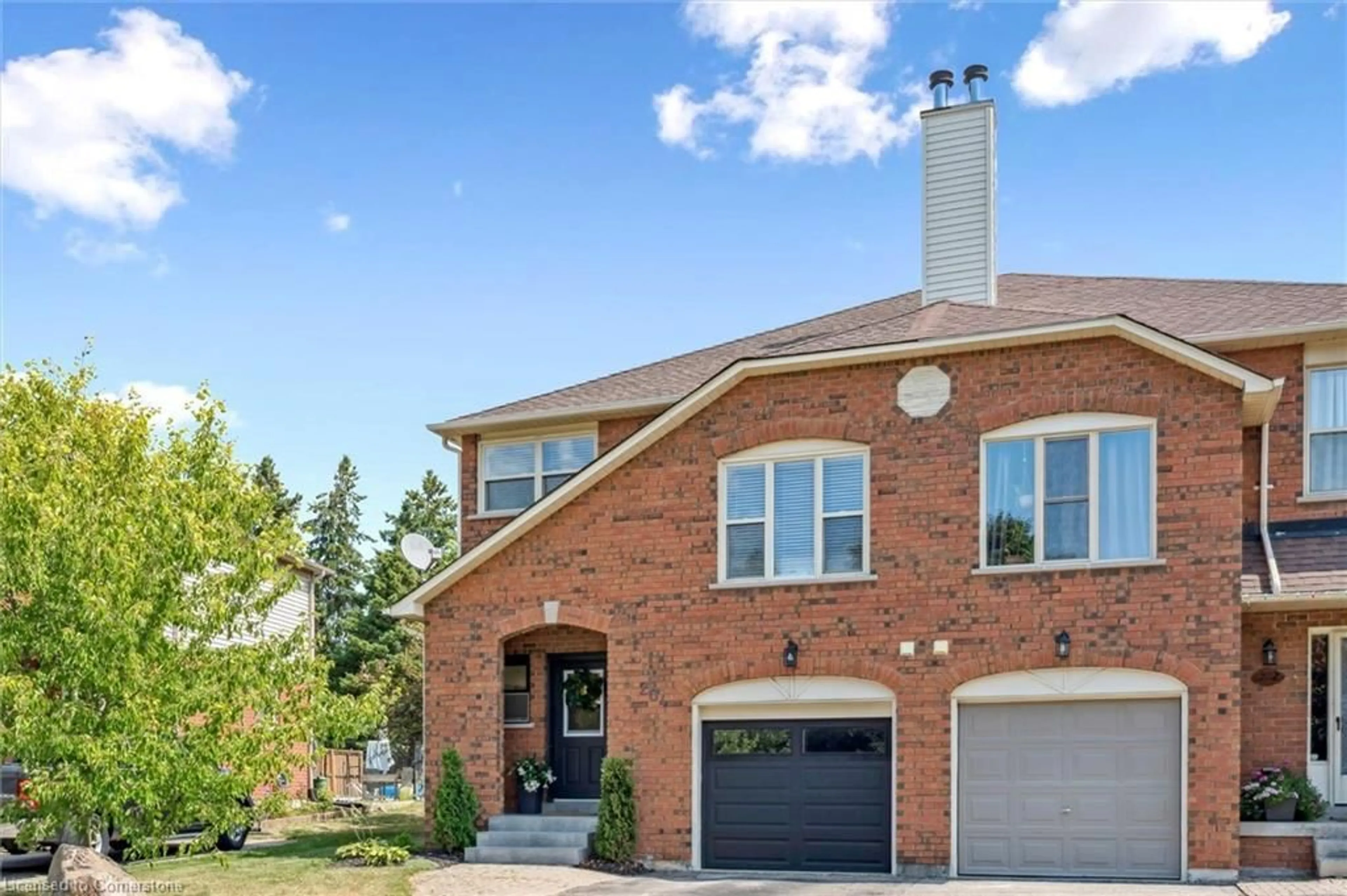 Home with brick exterior material, street for 204 Nith River Way, Ayr Ontario N0B 1E0