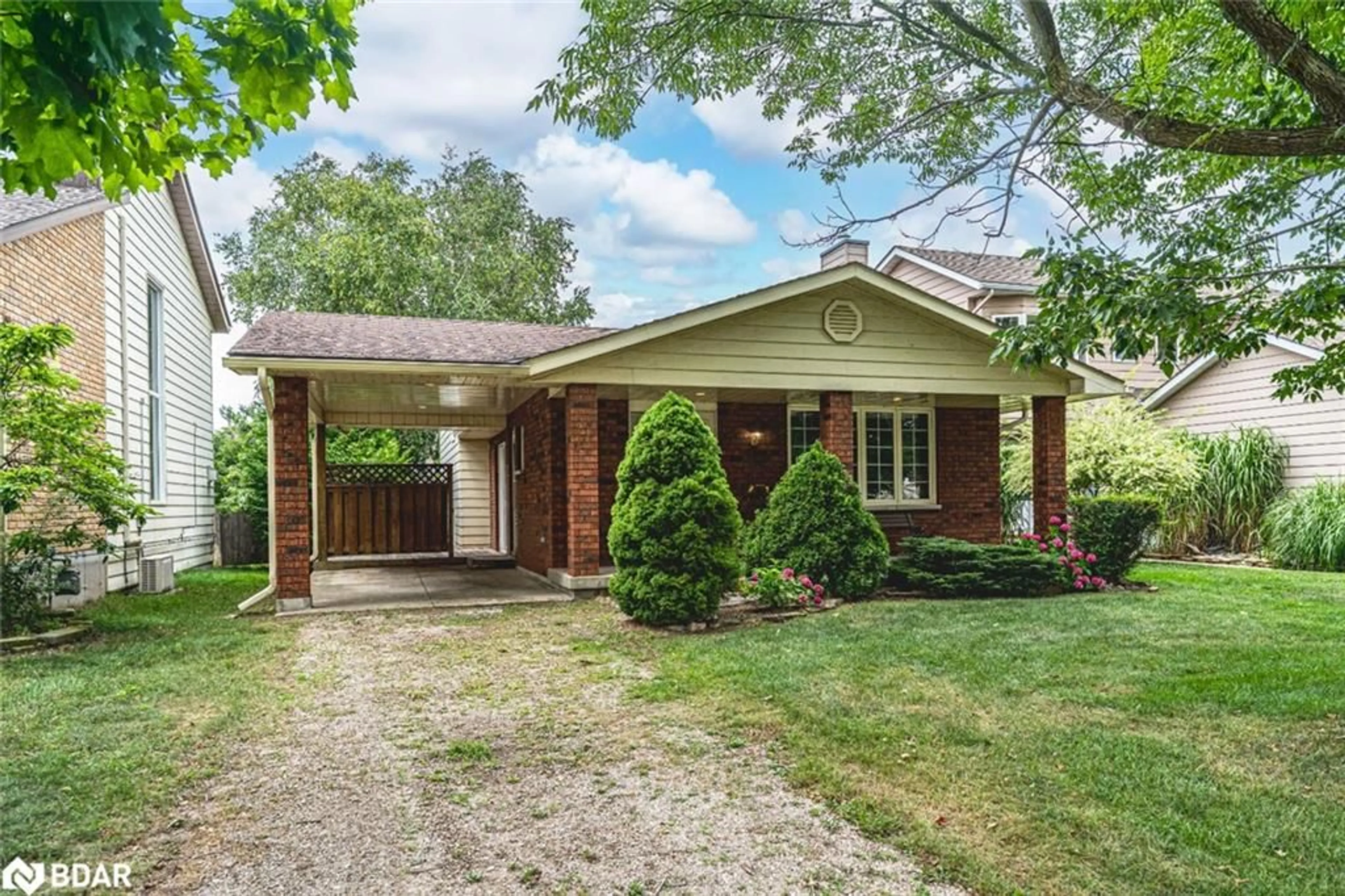 Home with brick exterior material, street for 2042 7th Ave, Owen Sound Ontario N4K 6R9