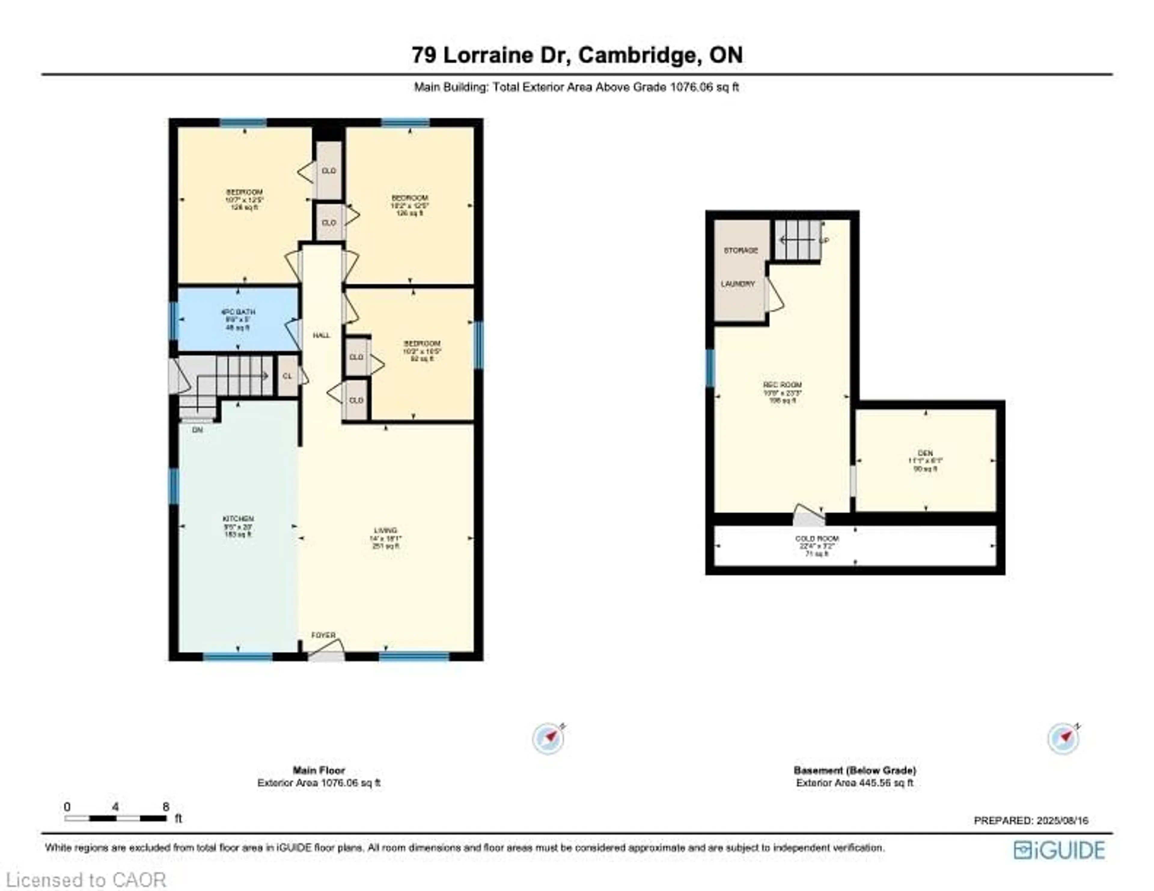 Floor plan for 79 Lorraine Dr, Cambridge Ontario N1R 6P2
