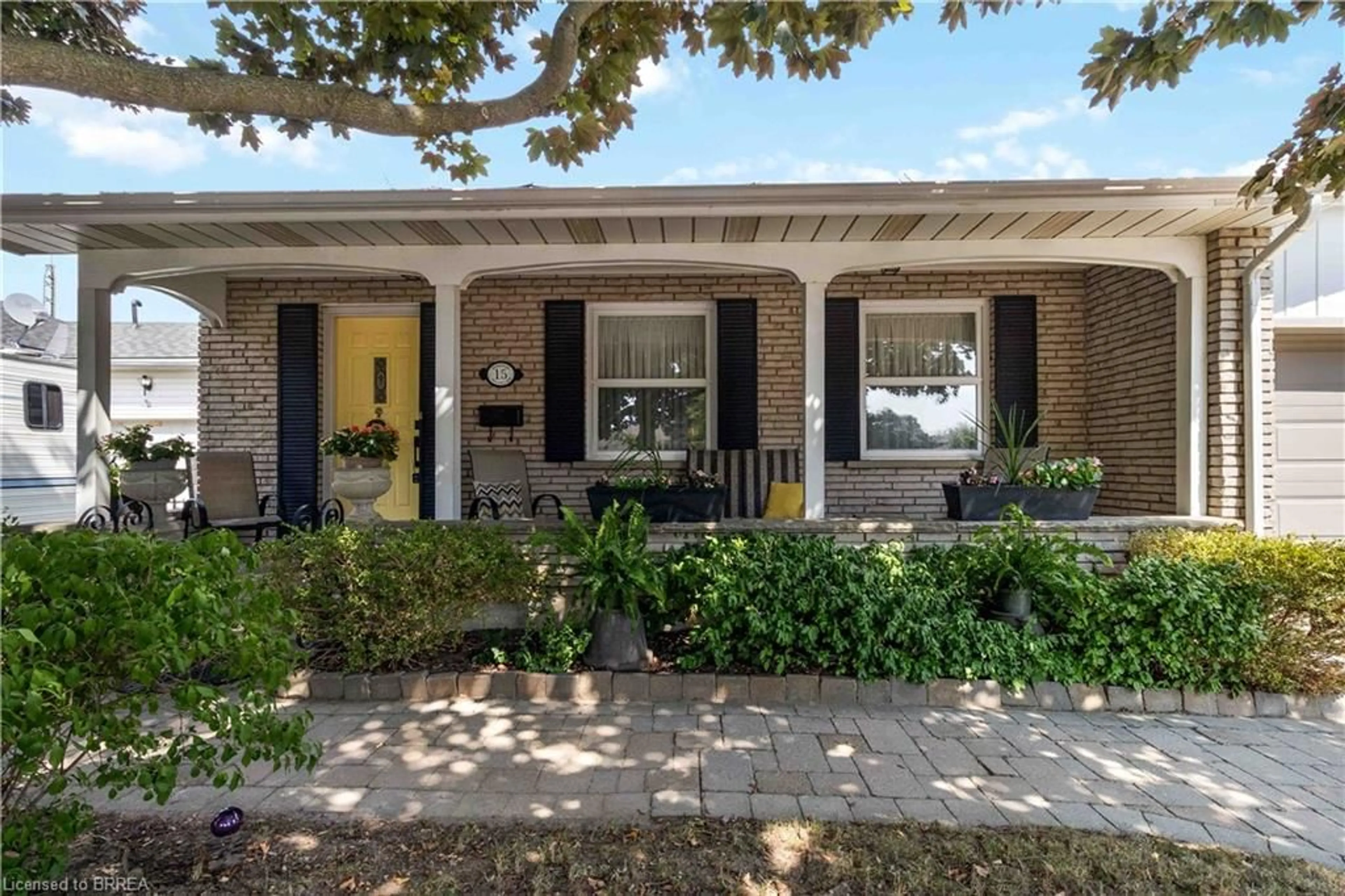Home with brick exterior material, street for 15 Burdock Blvd, Brantford Ontario N3R 6B5