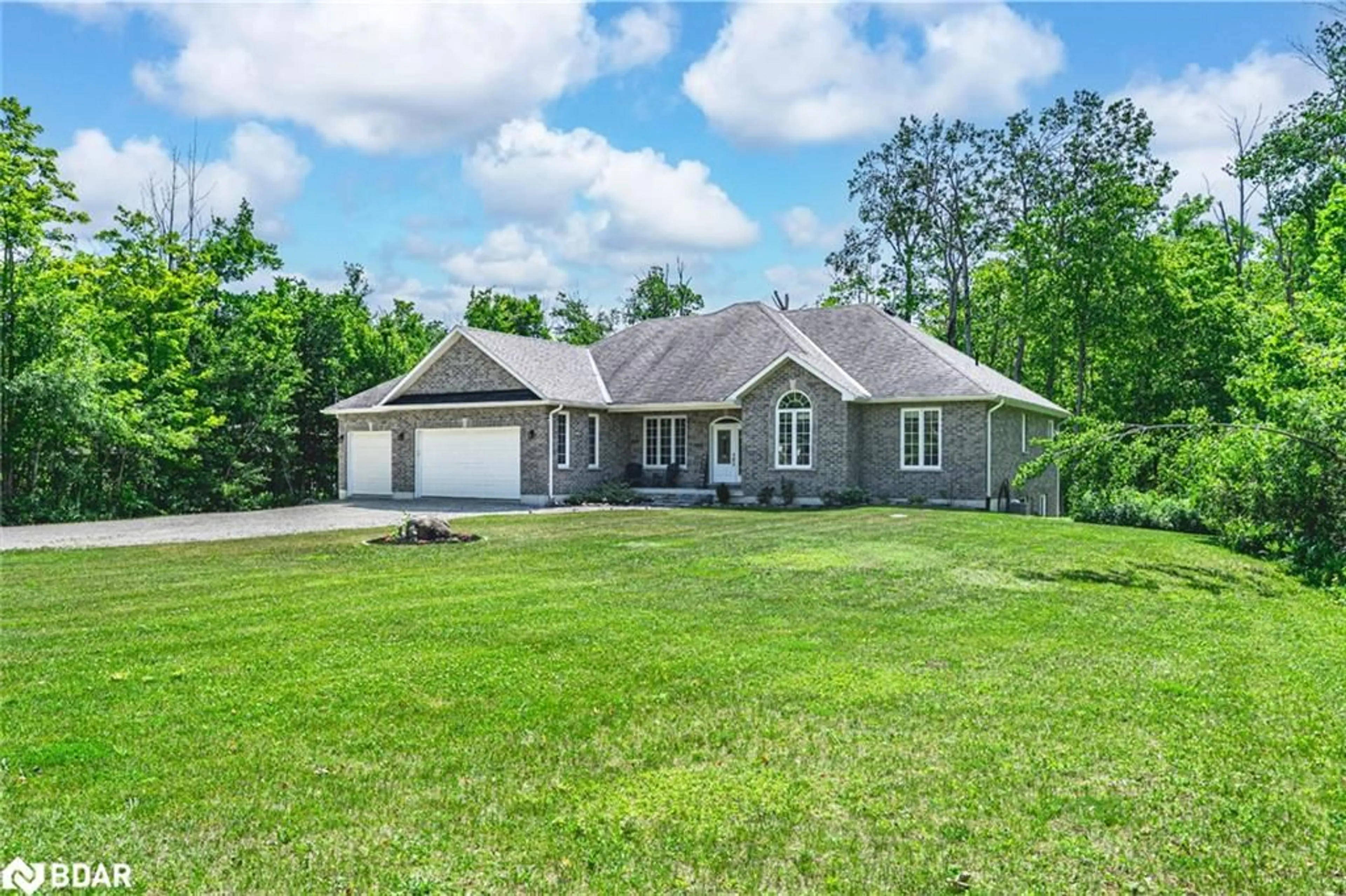 A pic from outside/outdoor area/front of a property/back of a property/a pic from drone, unknown for 33 Springhome Rd, Oro-Medonte Ontario L0L 1T0