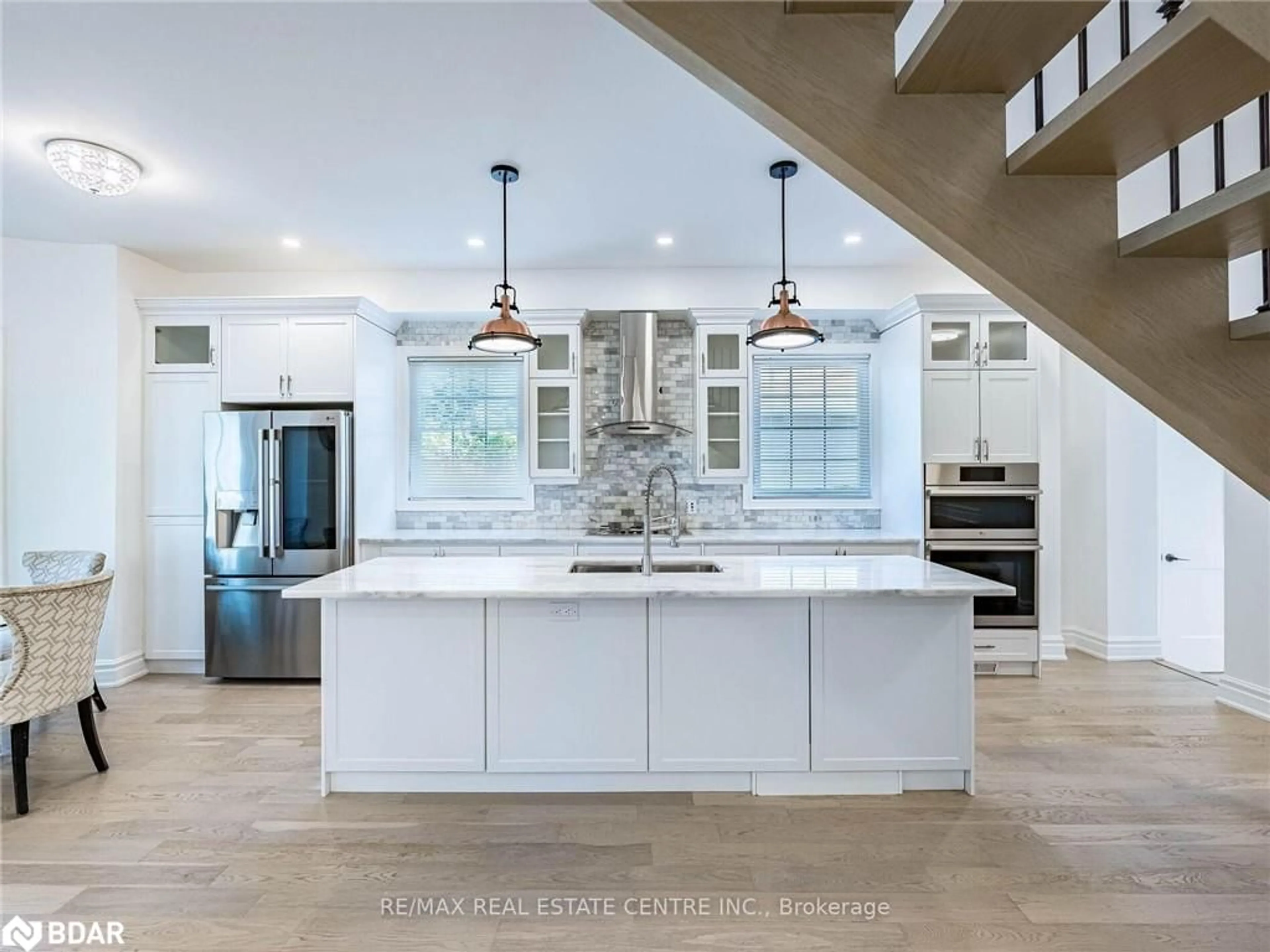 Open concept kitchen, ceramic/tile floor for 221 Isabella St, Arthur Ontario N0G 1A0