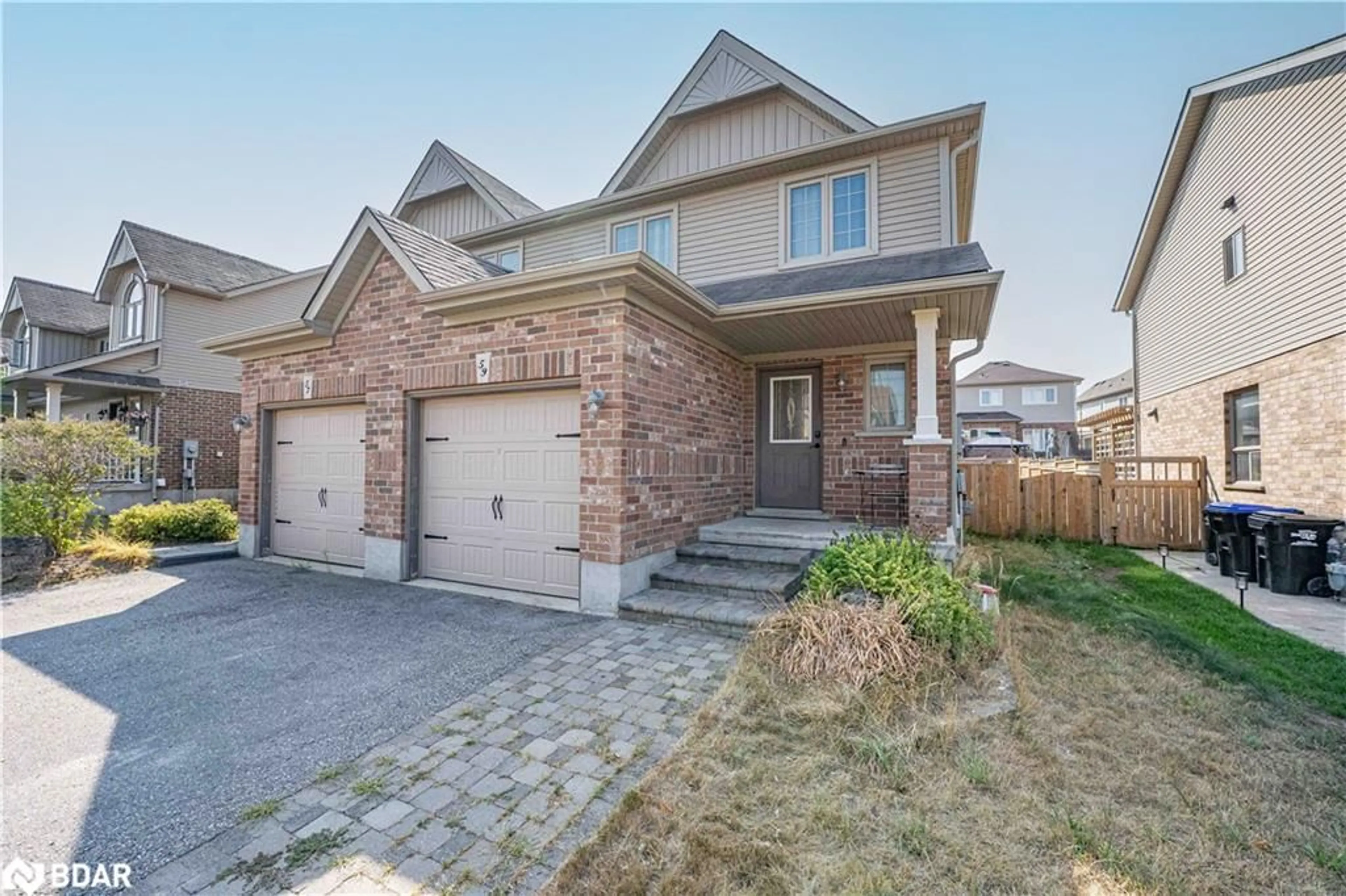 Home with brick exterior material, street for 59 Stevenson St, Angus Ontario L0M 1B6