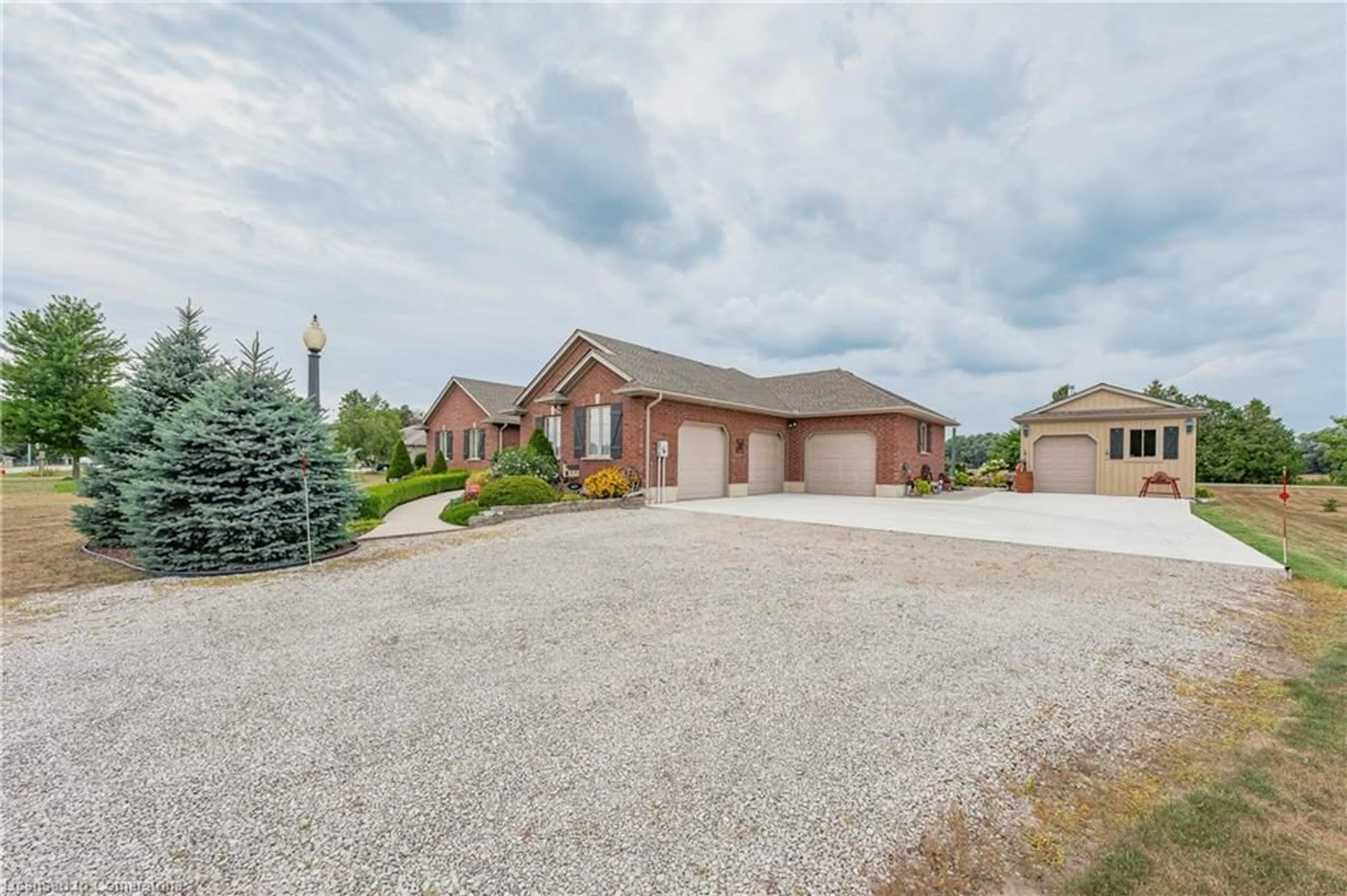 A pic from outside/outdoor area/front of a property/back of a property/a pic from drone, street for 172 Highway 53, Cathcart Ontario N0E 1B0