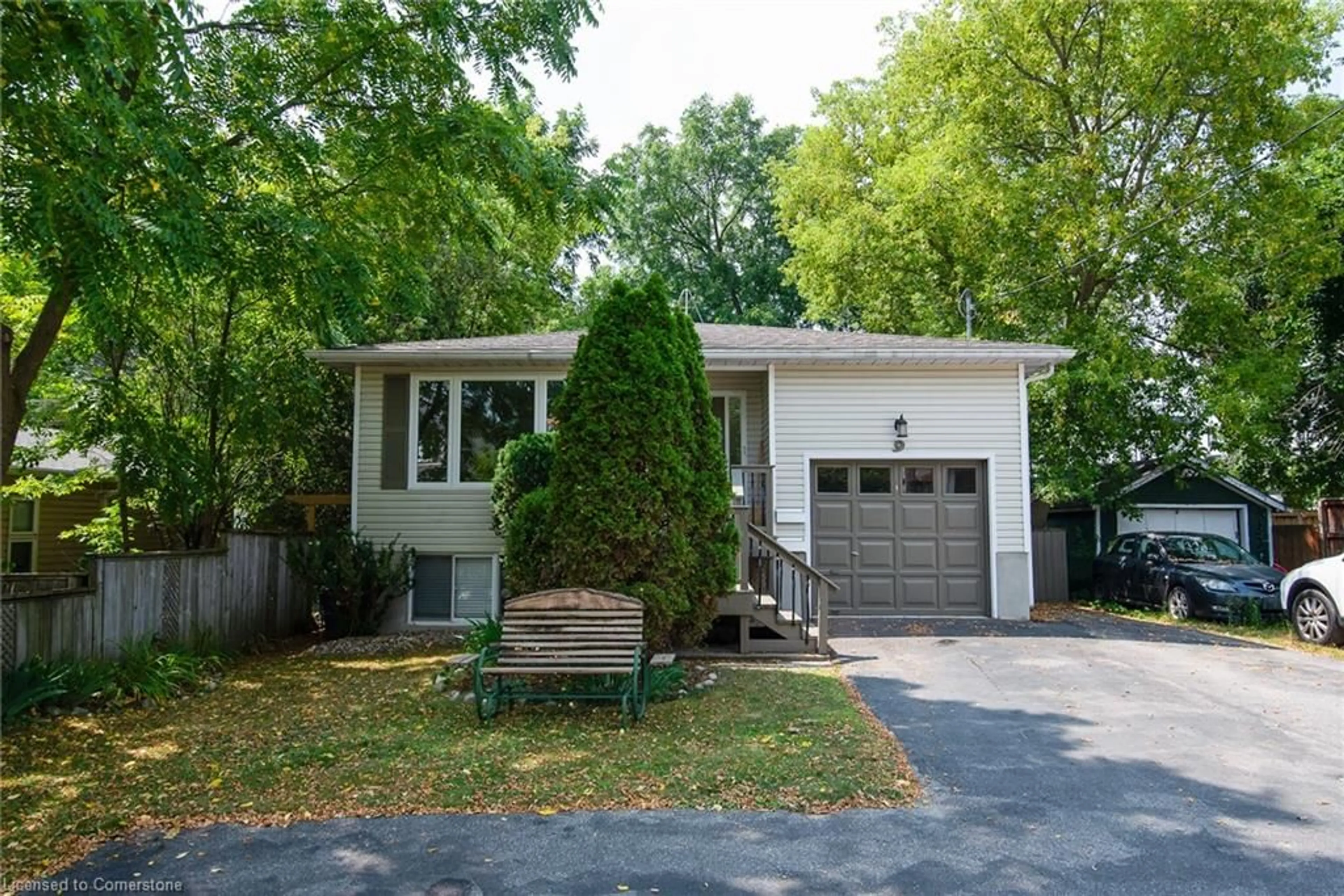 Home with vinyl exterior material, street for 9 Macville Ave #A & B, Kitchener Ontario N2K 1T2