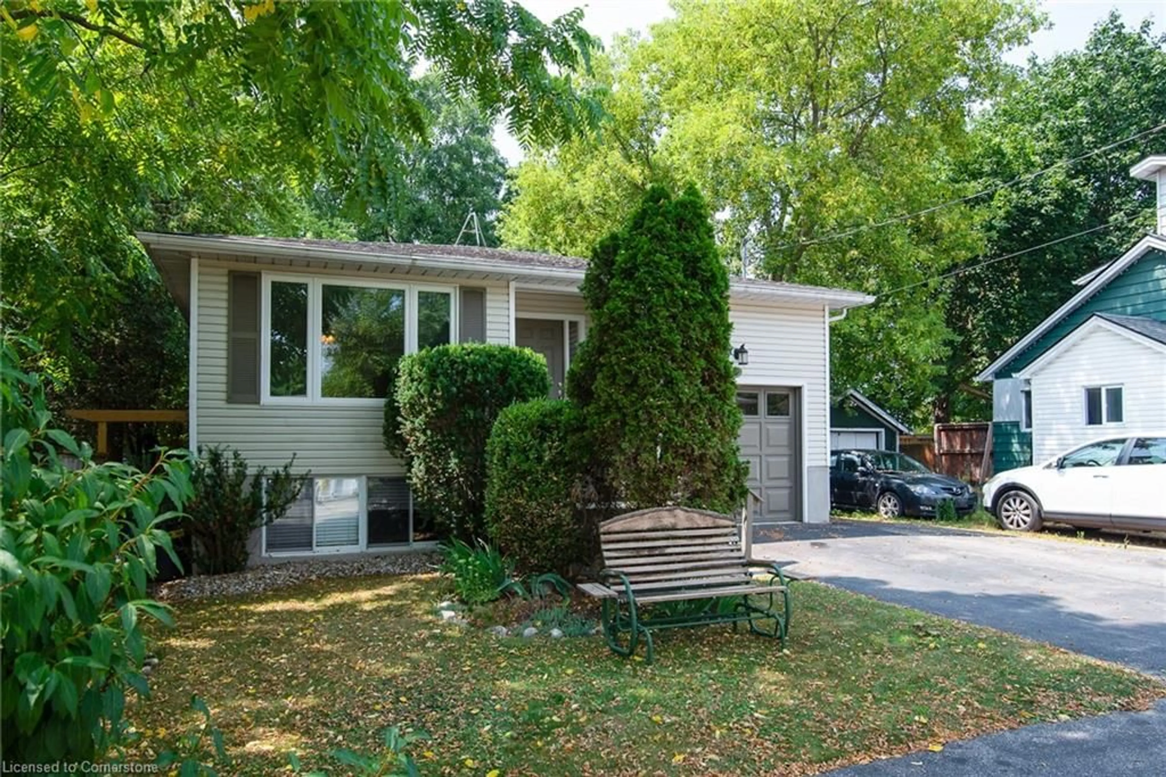 Home with vinyl exterior material, street for 9 Macville Ave #A & B, Kitchener Ontario N2K 1T2