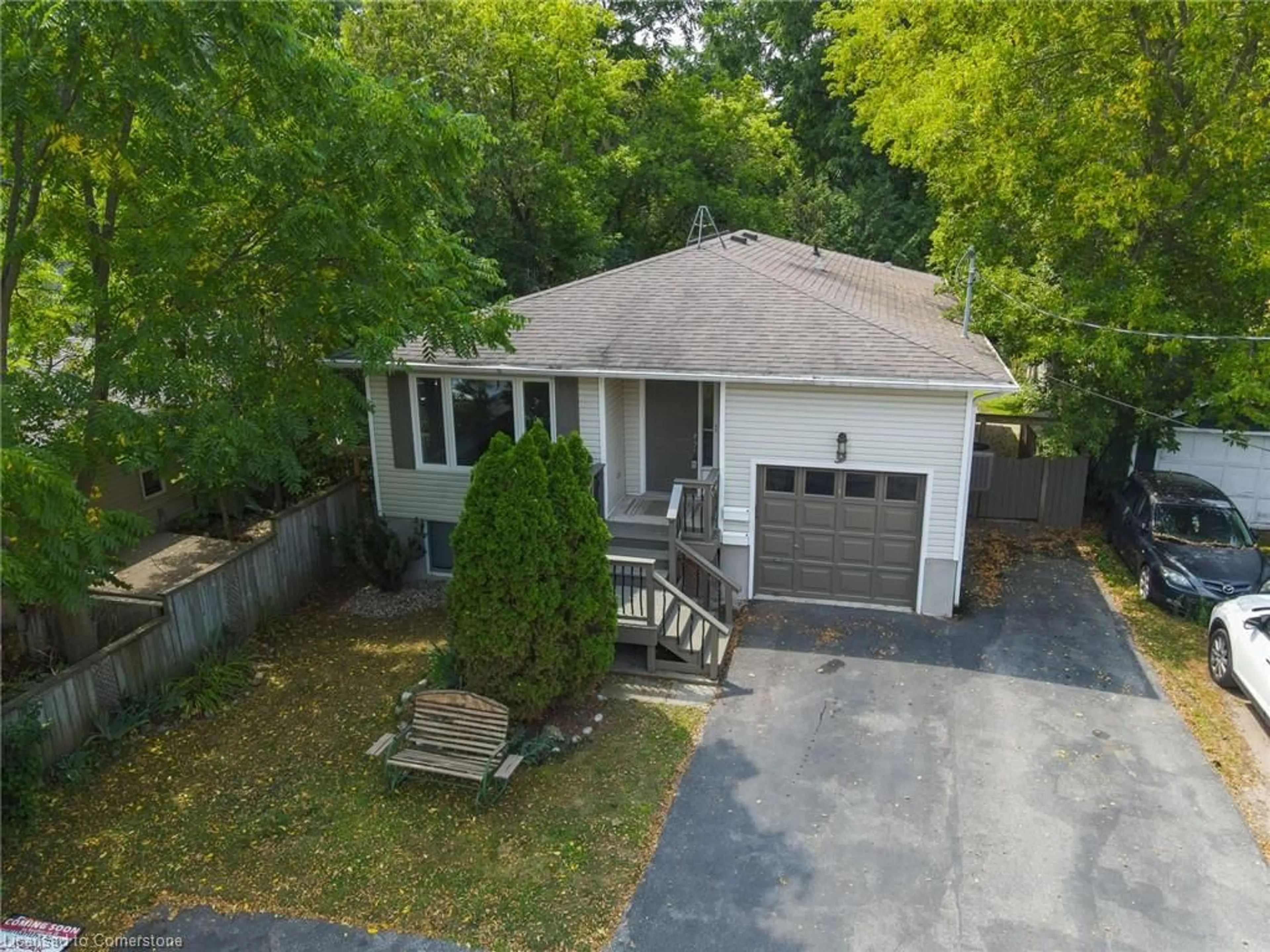A pic from outside/outdoor area/front of a property/back of a property/a pic from drone, street for 9 Macville Ave #A & B, Kitchener Ontario N2K 1T2
