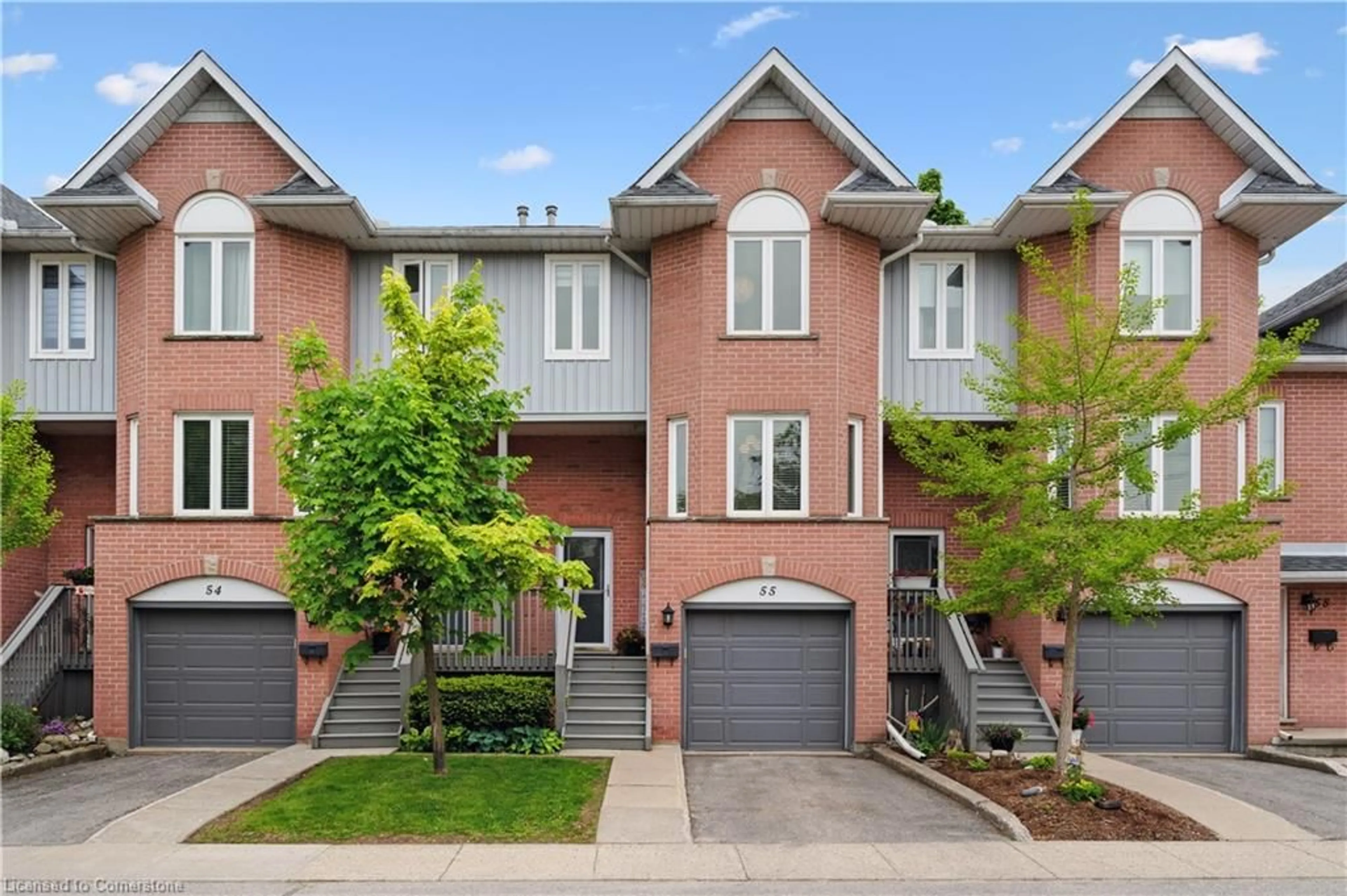 Home with brick exterior material, street for 245 Bishop St #55, Cambridge Ontario N3H 5N2