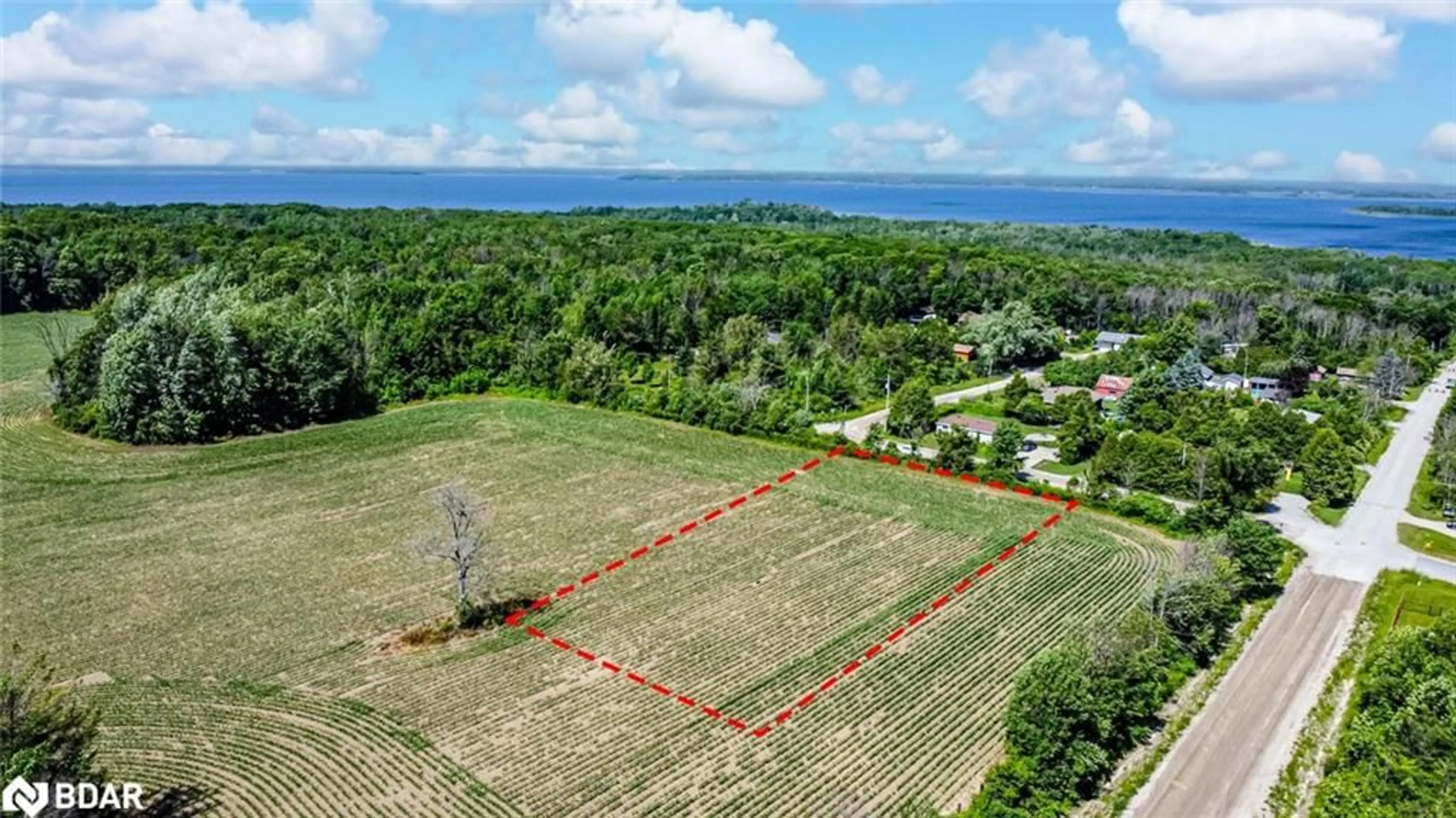 A pic from outside/outdoor area/front of a property/back of a property/a pic from drone, water/lake/river/ocean view for 426 Seventh Avenue, Tay Ontario L0K 1R0