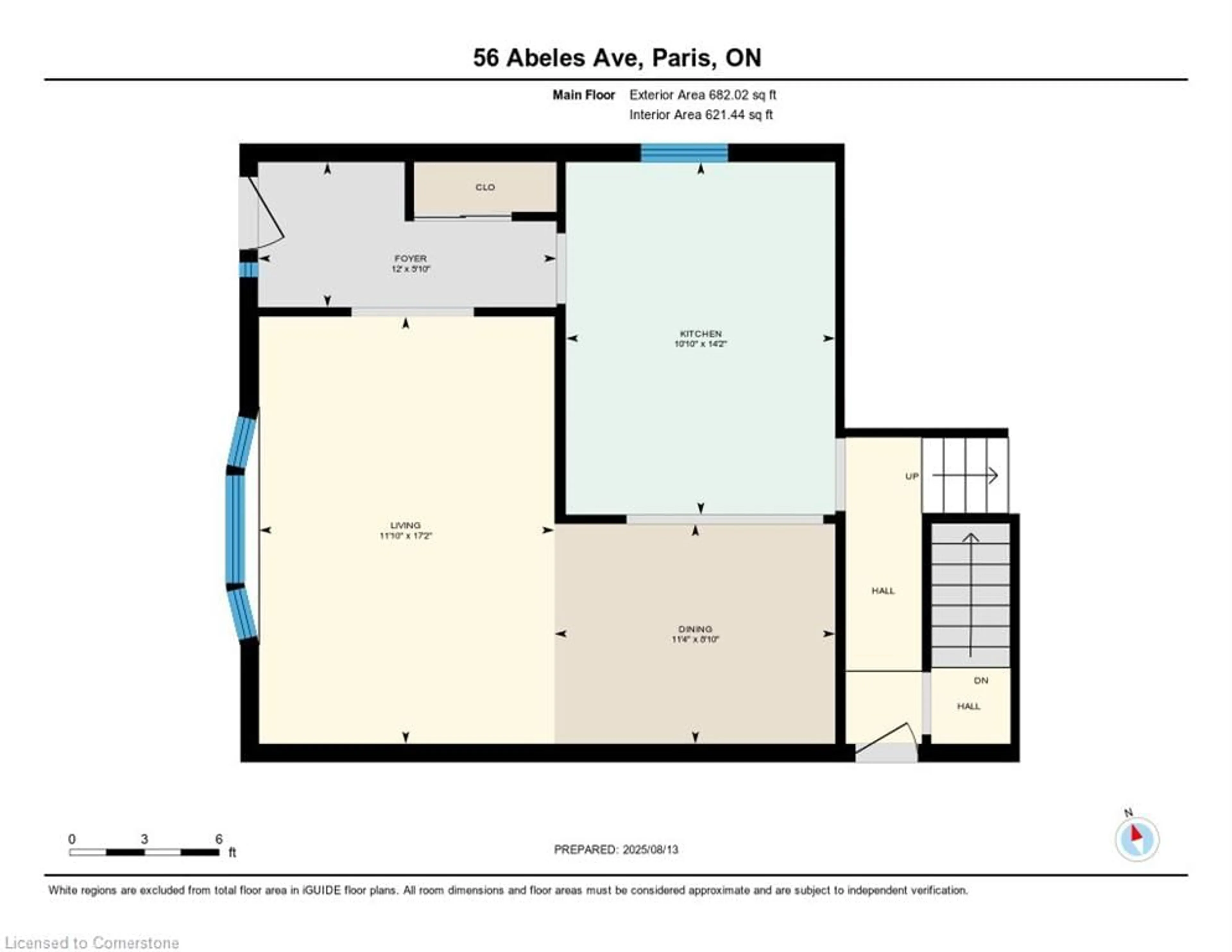 Floor plan for 56 Abeles Ave, Paris Ontario N3L 3N9
