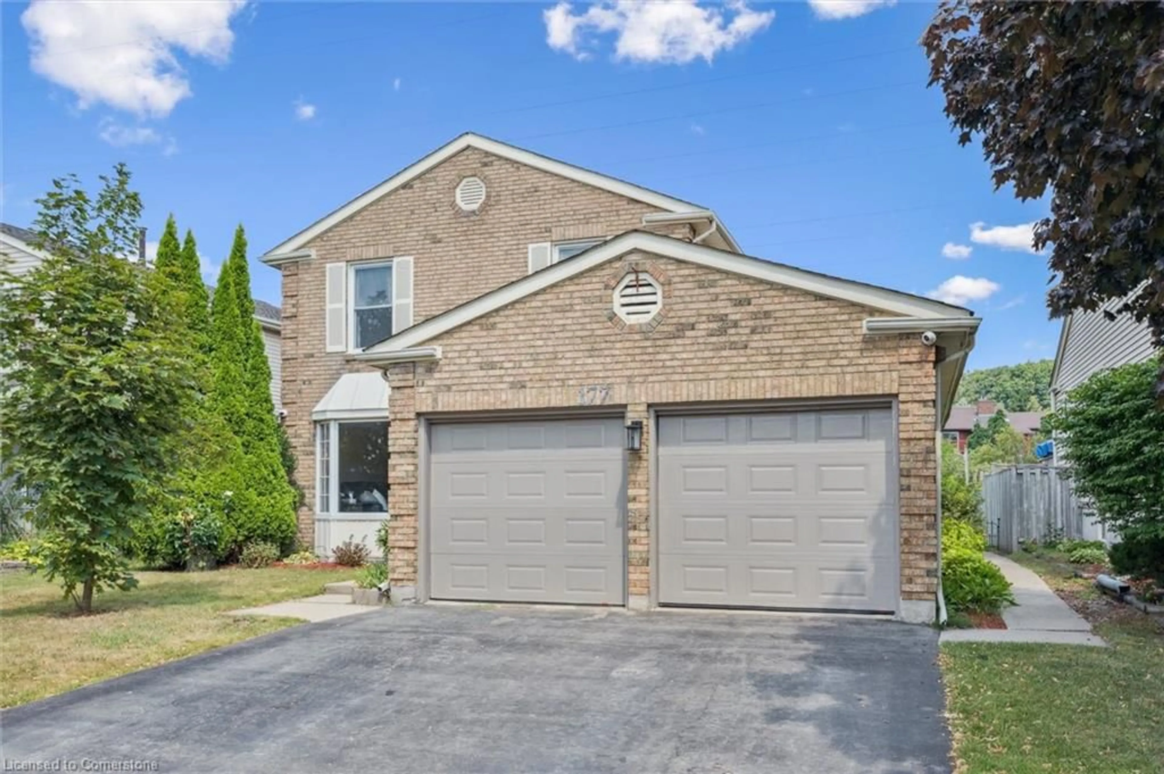 Home with brick exterior material, street for 177 Royal Orchard Dr, Kitchener Ontario N2N 1T8