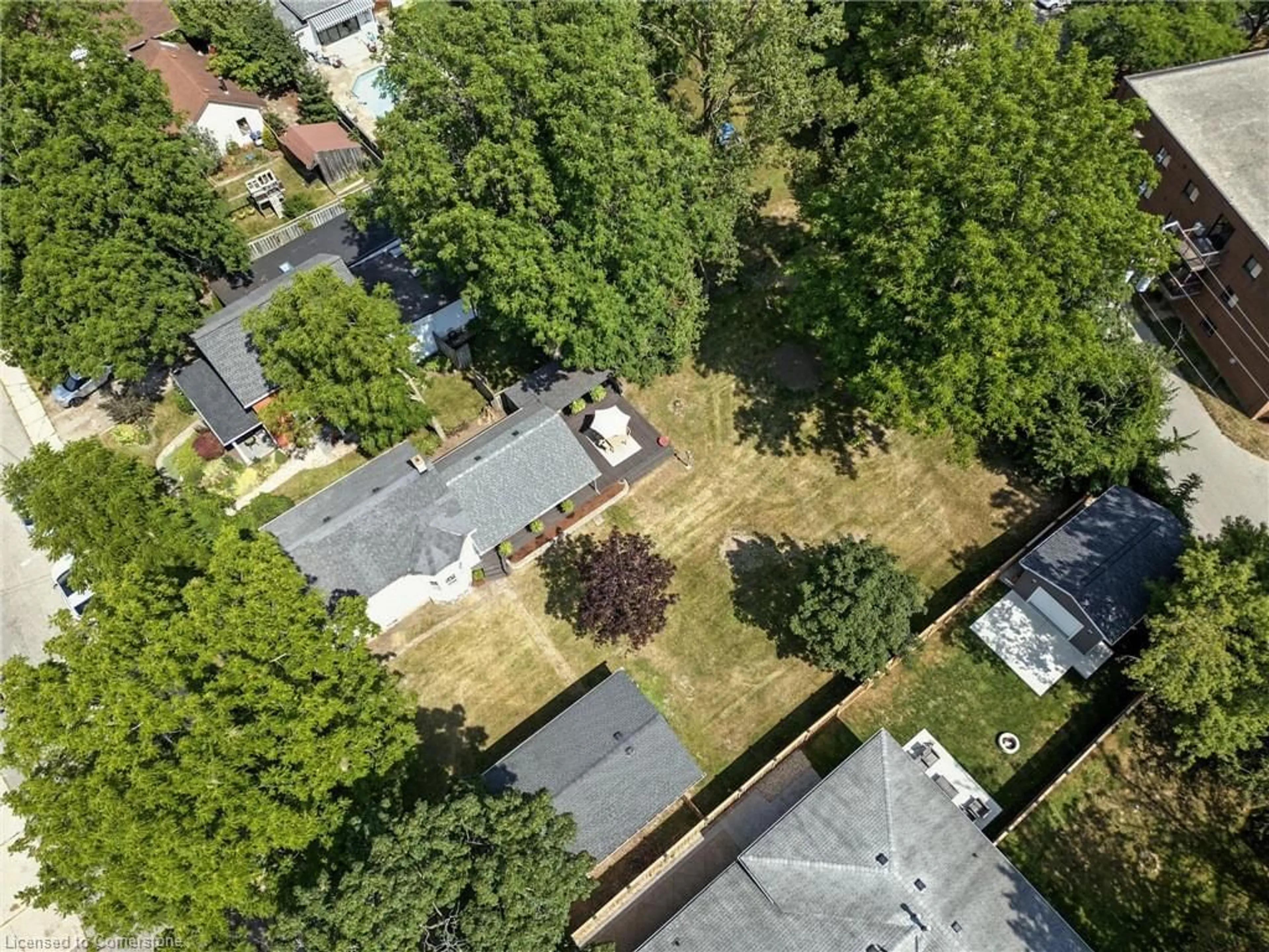 A pic from outside/outdoor area/front of a property/back of a property/a pic from drone, street for 23 Mac Donald St, Ayr Ontario N0B 1E0