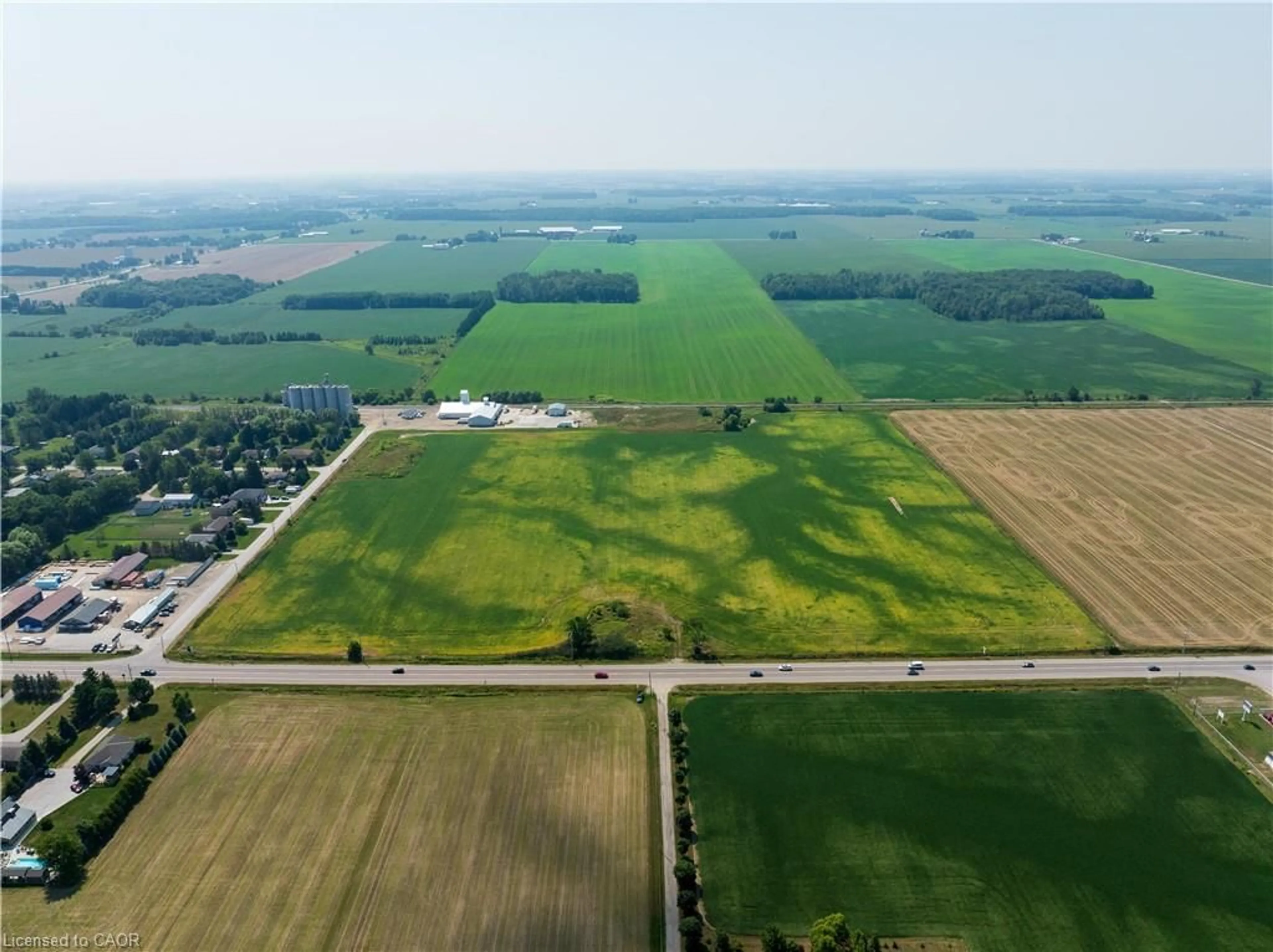 A pic from outside/outdoor area/front of a property/back of a property/a pic from drone, building for 2301 Line 34 St, Shakespeare Ontario N0B 2P0