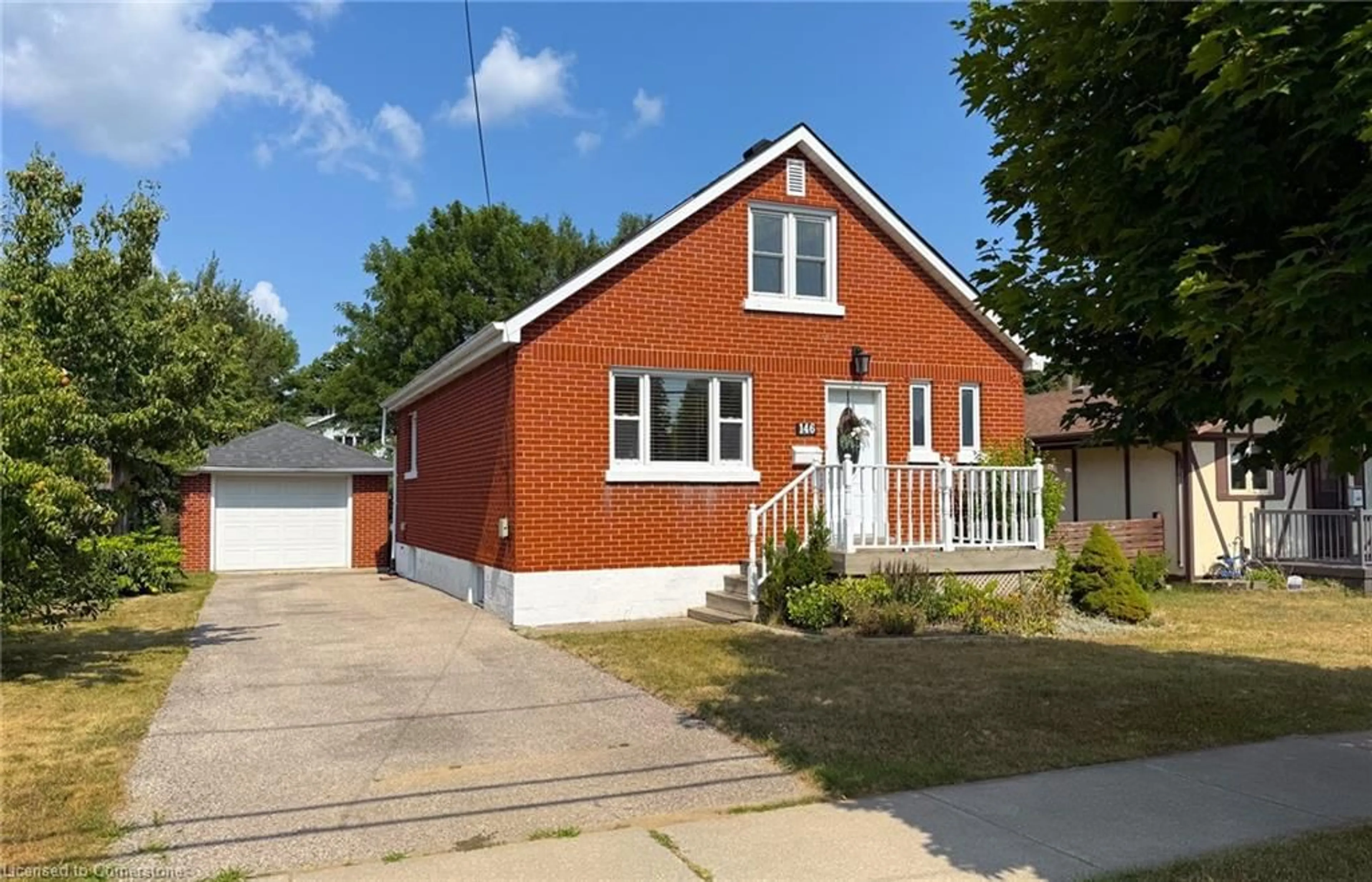 Home with brick exterior material, street for 146 Grand St, Brantford Ontario N3R 4B7