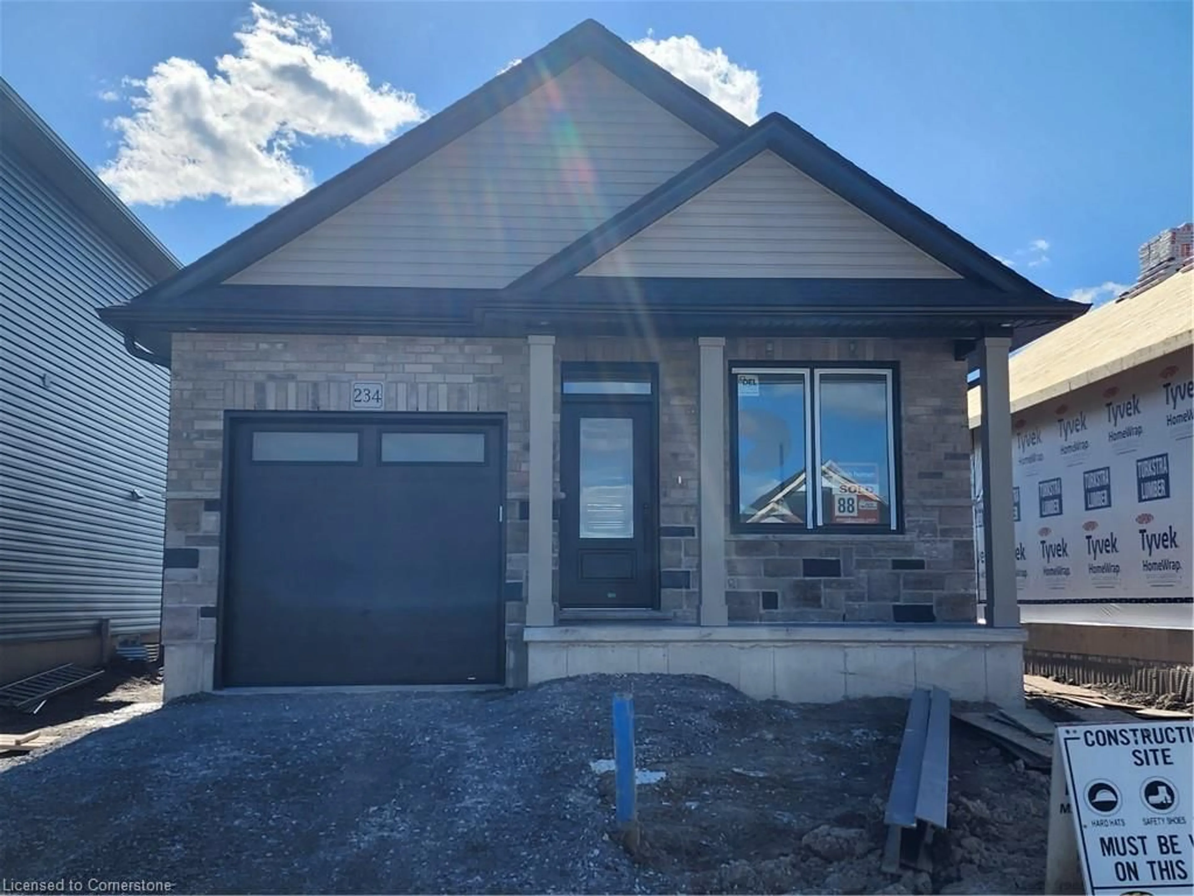 Home with brick exterior material, street for 6 Rogers St, Jarvis Ontario N0A 1J0