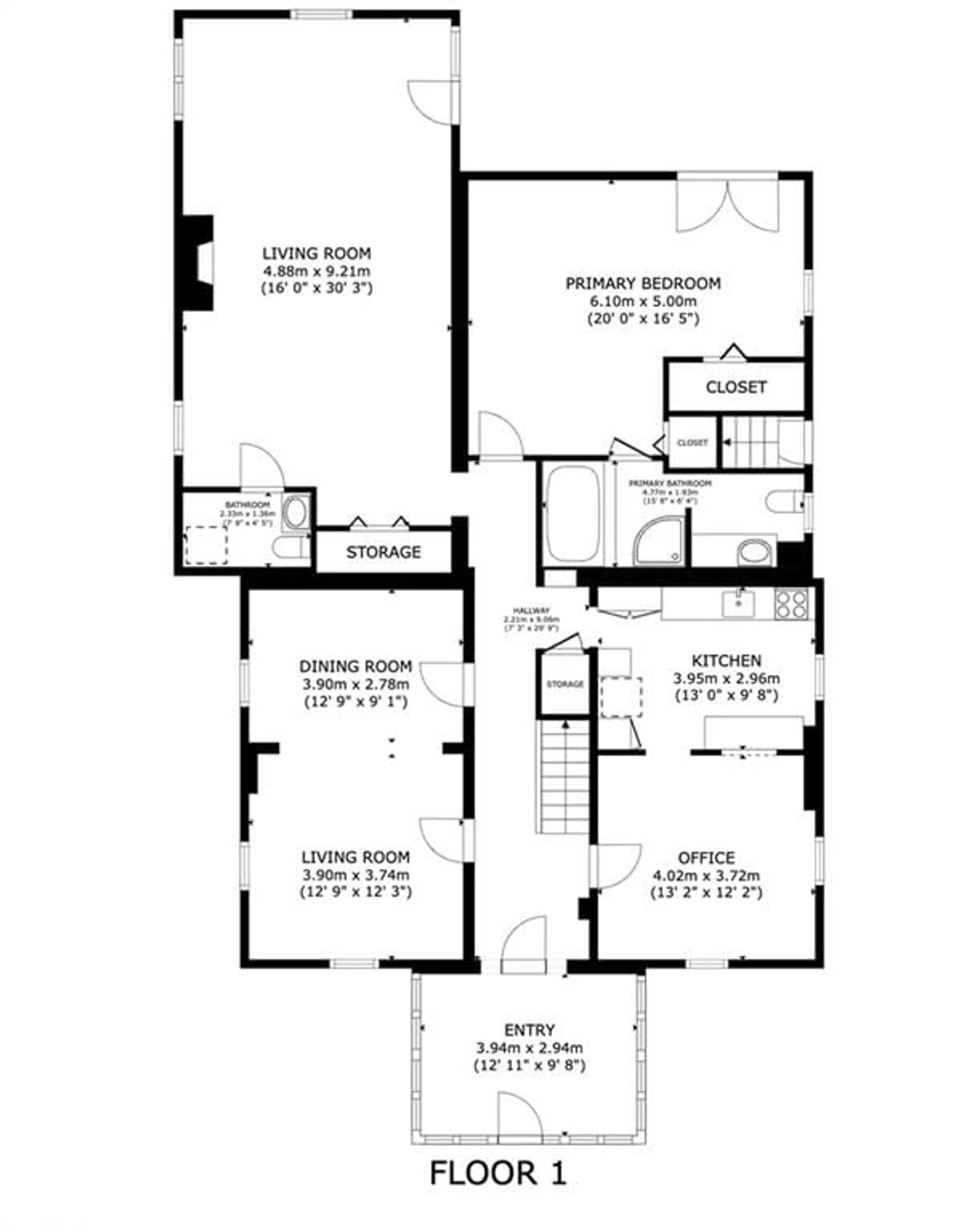Floor plan for 59 Regent St, Lindsay Ontario K9V 3V3