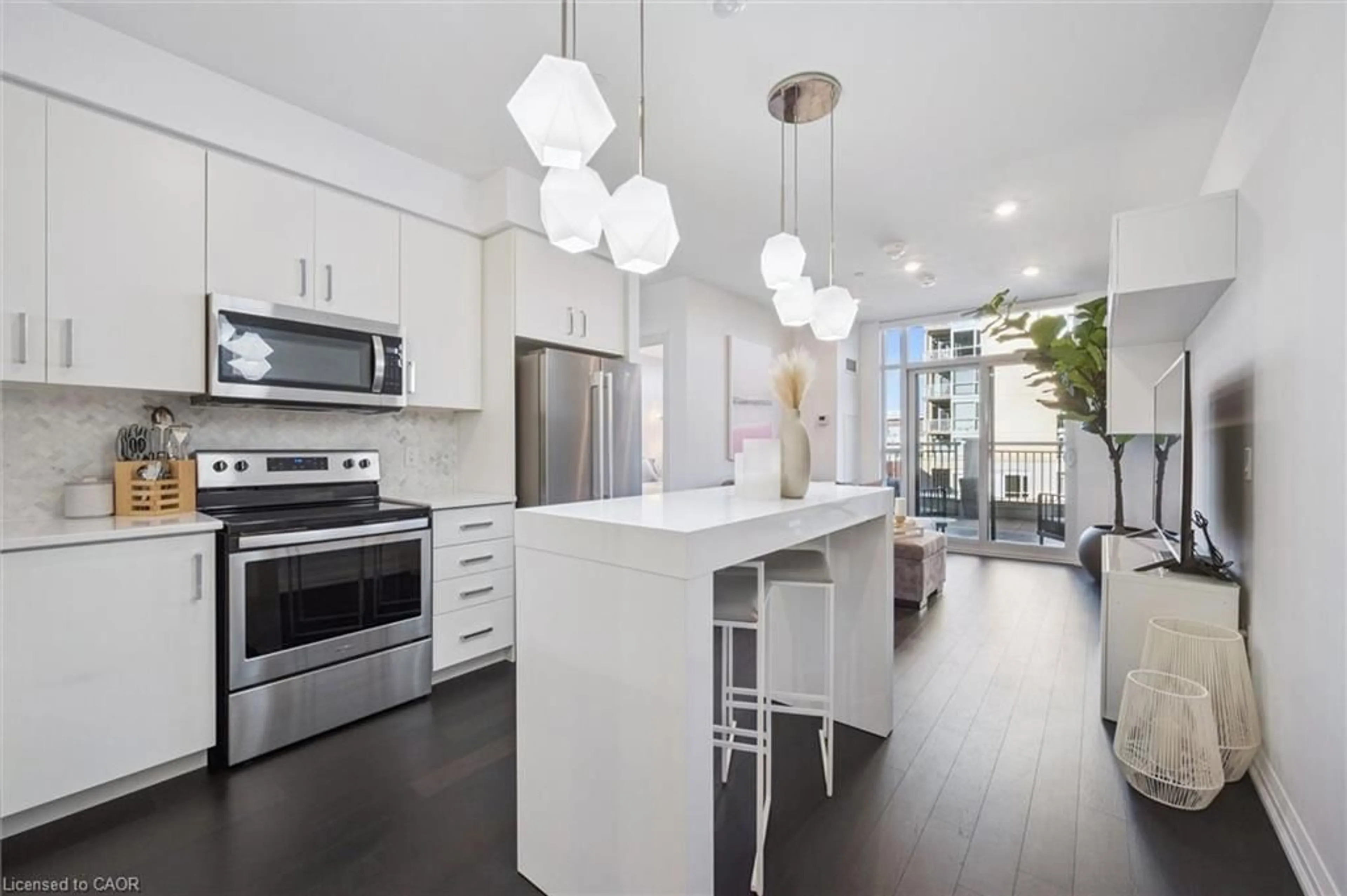 Open concept kitchen, unknown for 155 Caroline St #403, Waterloo Ontario N2L 0J8