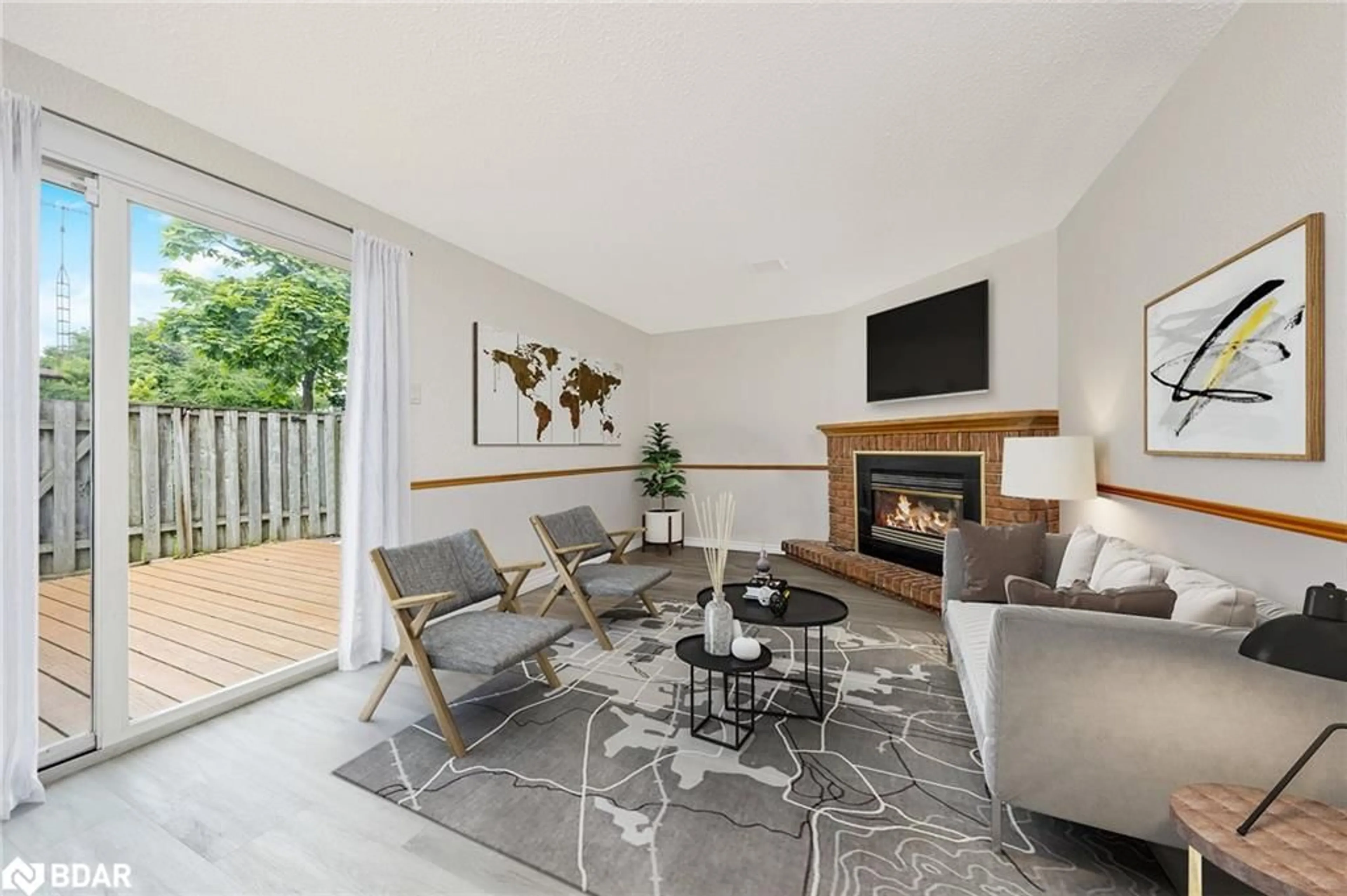 Living room with furniture, unknown for 341 Wilson Dr #34, Milton Ontario L9T 3Y9