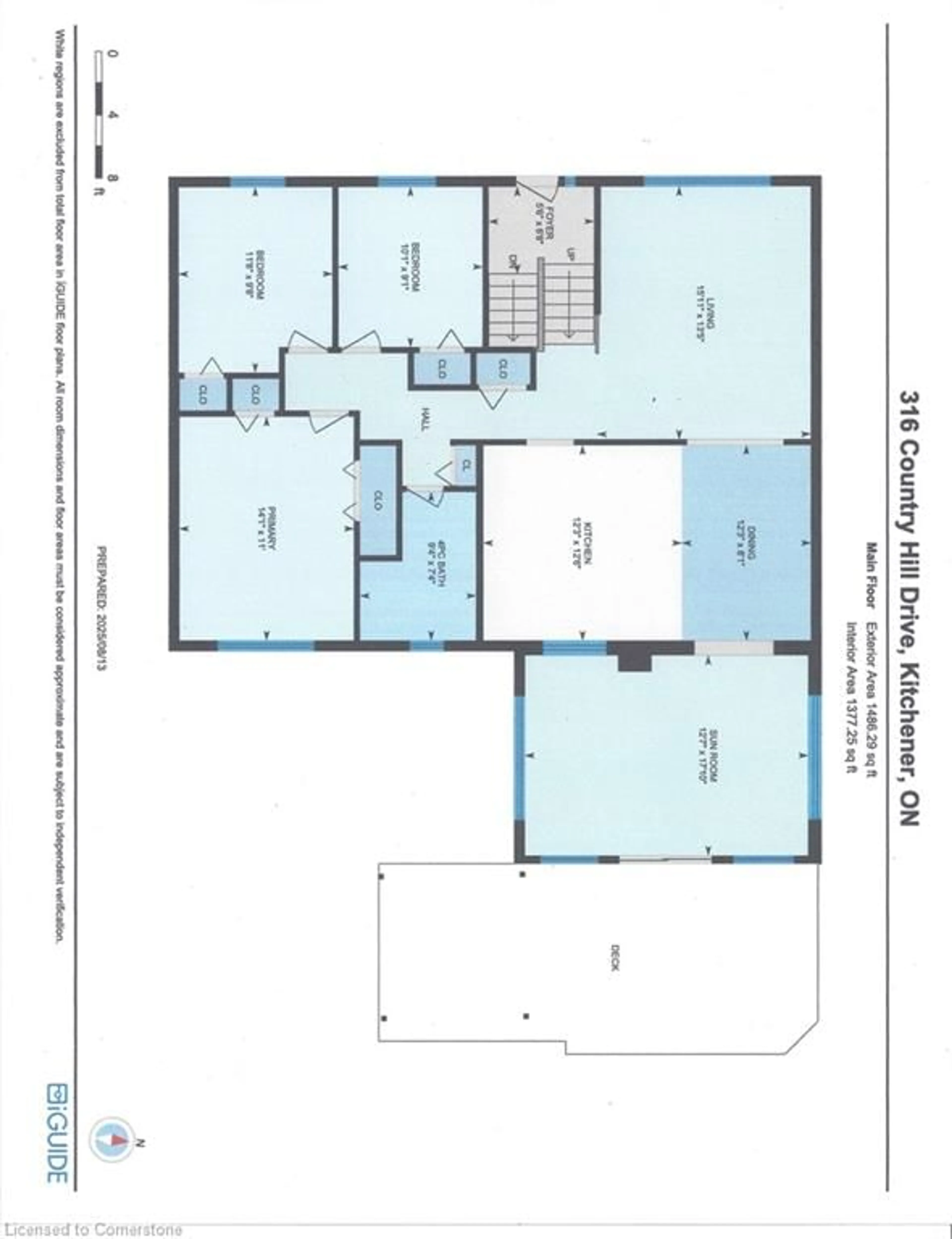 Floor plan for 316 Country Hill Dr, Kitchener Ontario N2E 2C2
