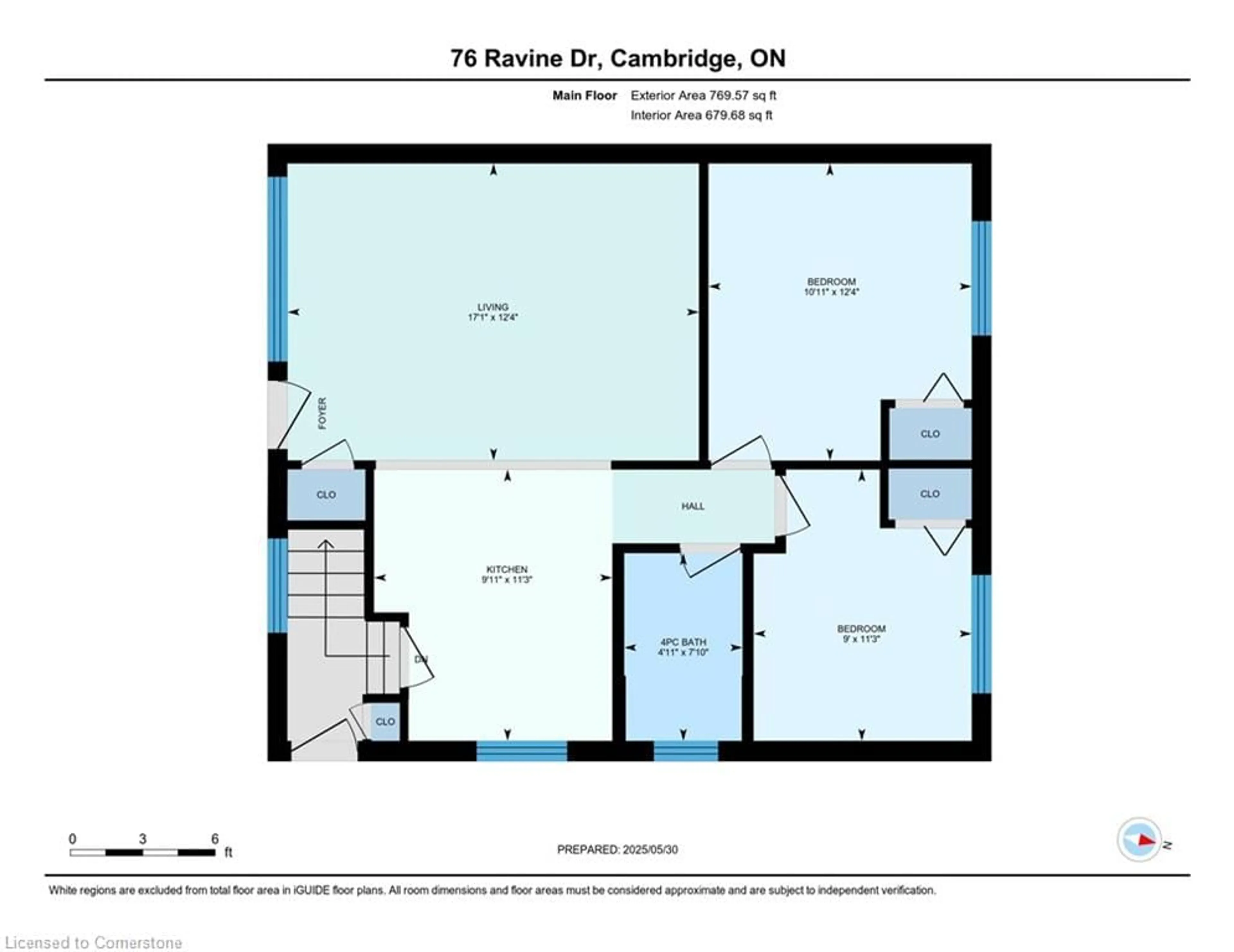 Floor plan for 76 Ravine Dr, Cambridge Ontario N1R 2W8