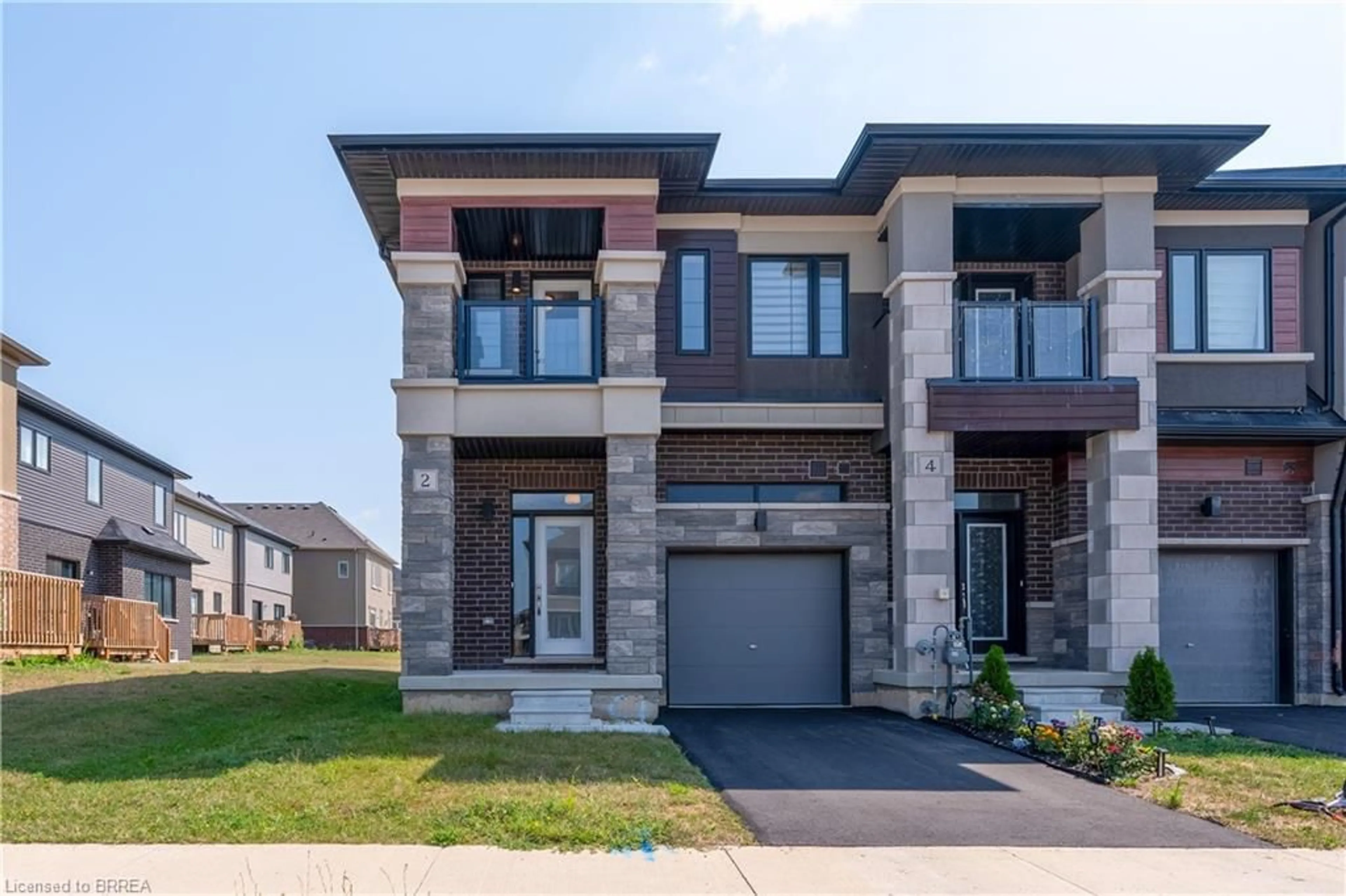 Home with brick exterior material, street for 2 Copeman Ave, Brantford Ontario N3V 0B3