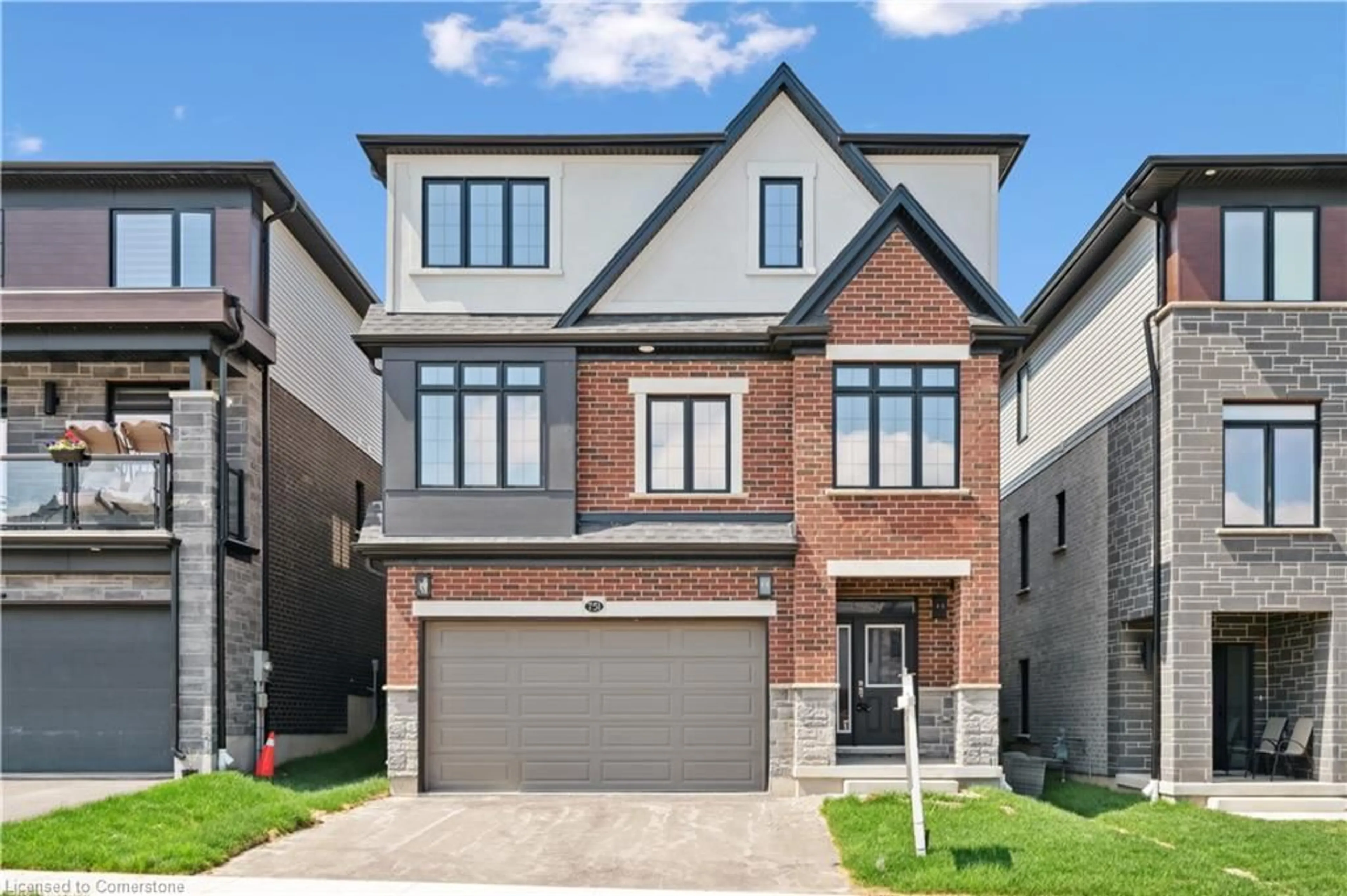 Home with brick exterior material, street for 751 Autumn Willow Dr, Waterloo Ontario N2V 0H8