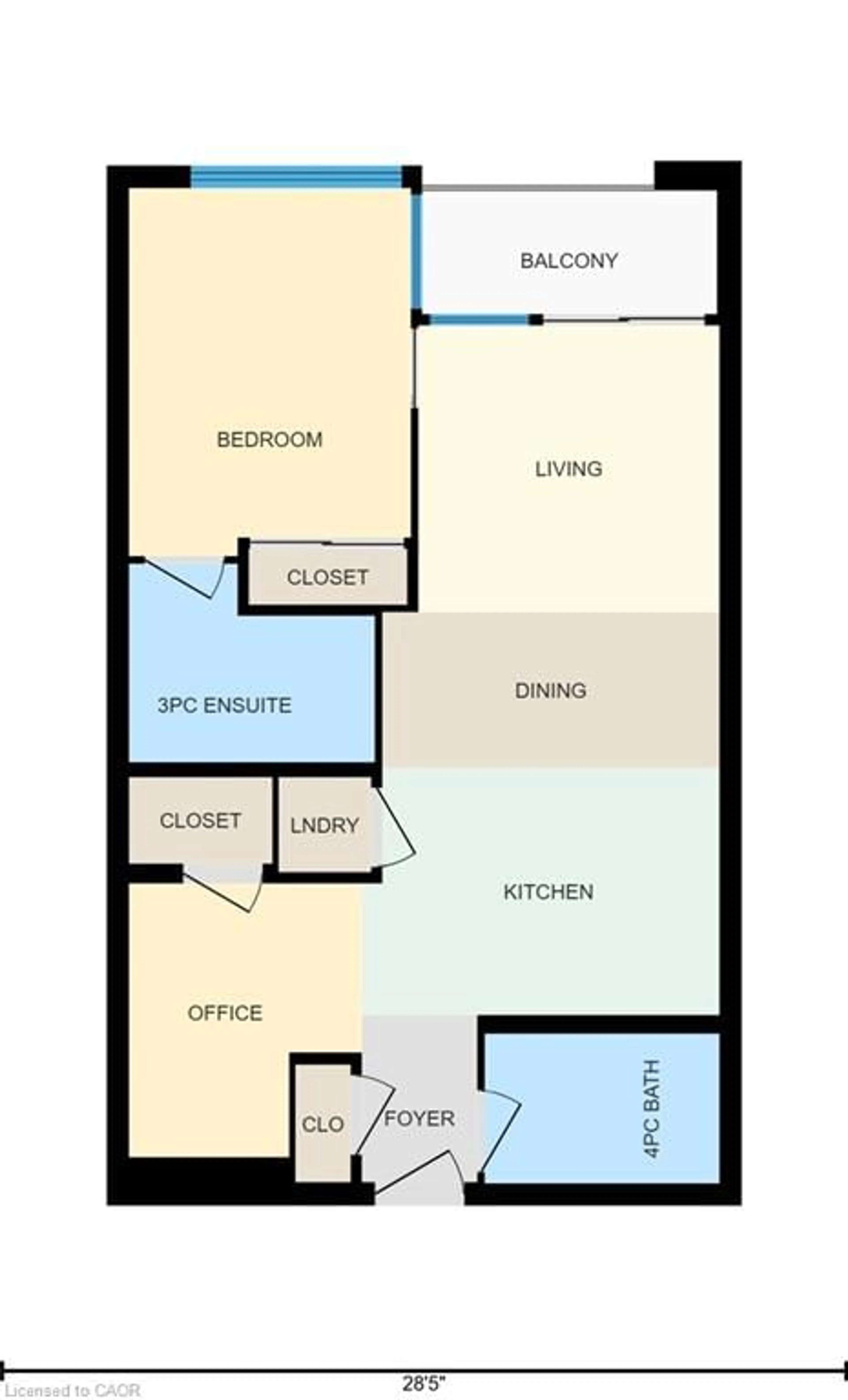 Floor plan for 15 Prince Albert Blvd #207, Kitchener Ontario N2H 0C2
