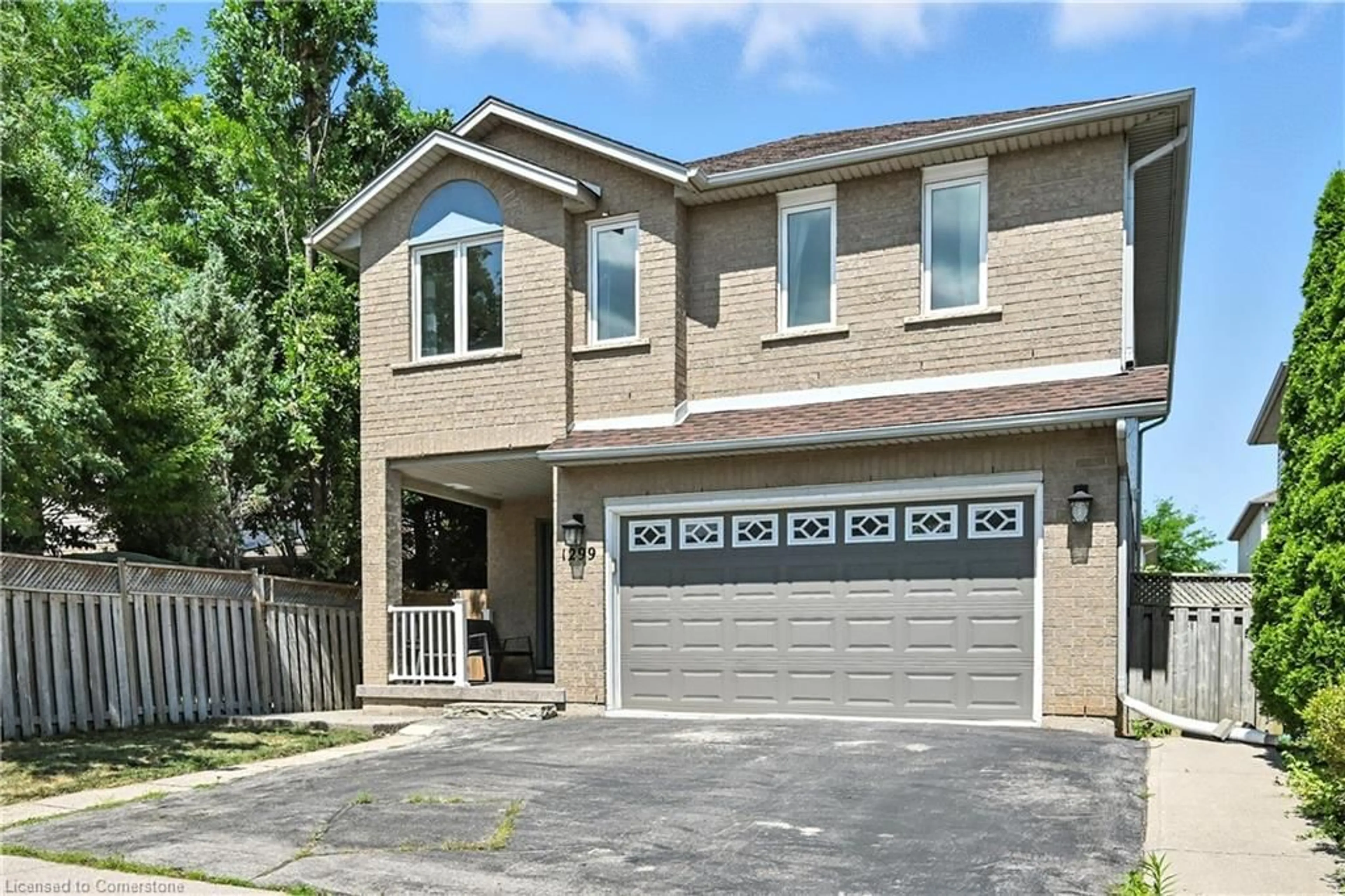 Home with brick exterior material, street for 1299 Silvan Forest Dr, Burlington Ontario L7M 4L2
