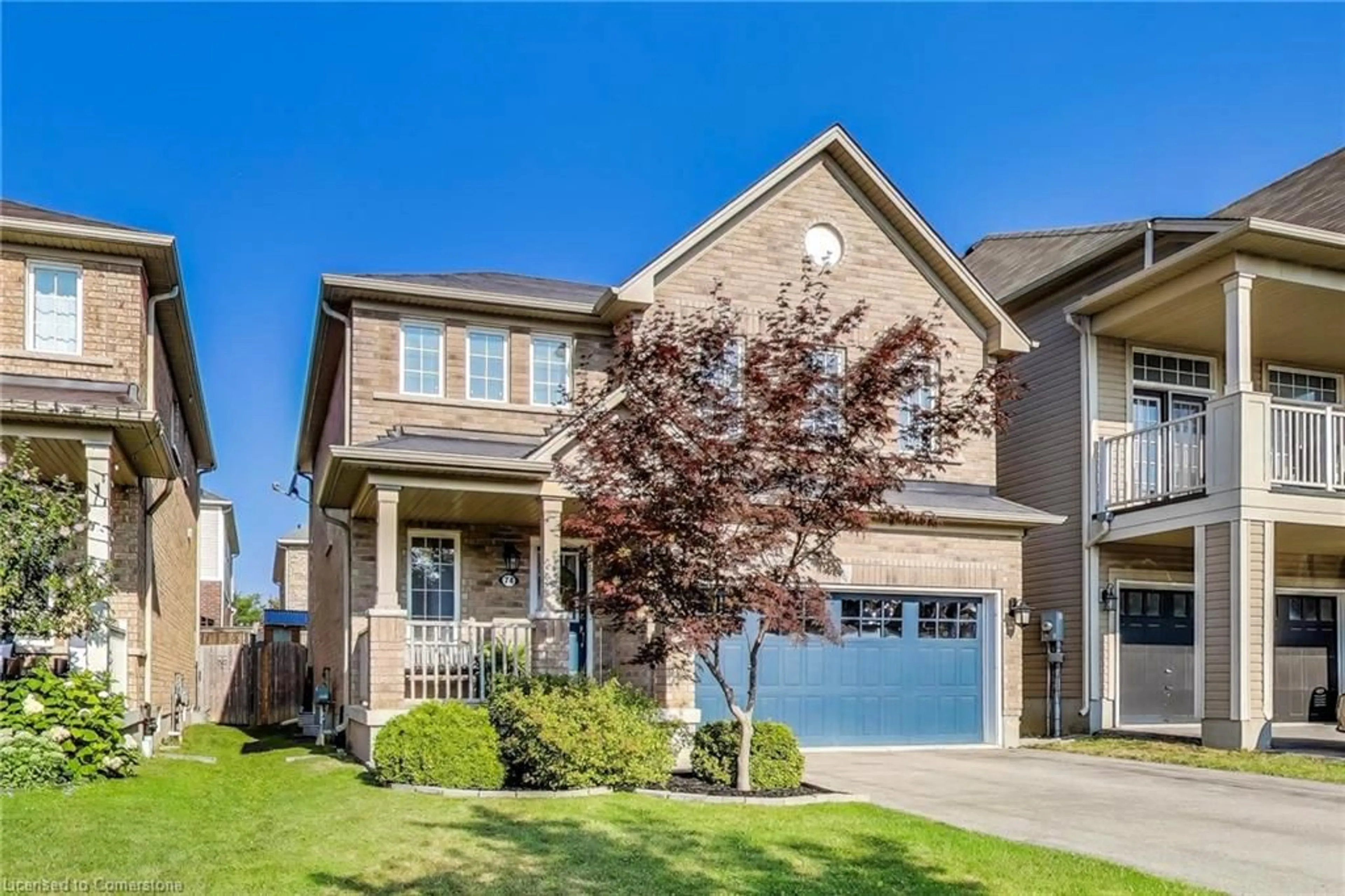 Home with brick exterior material, street for 74 Bradley Ave, Binbrook Ontario L0R 1C0