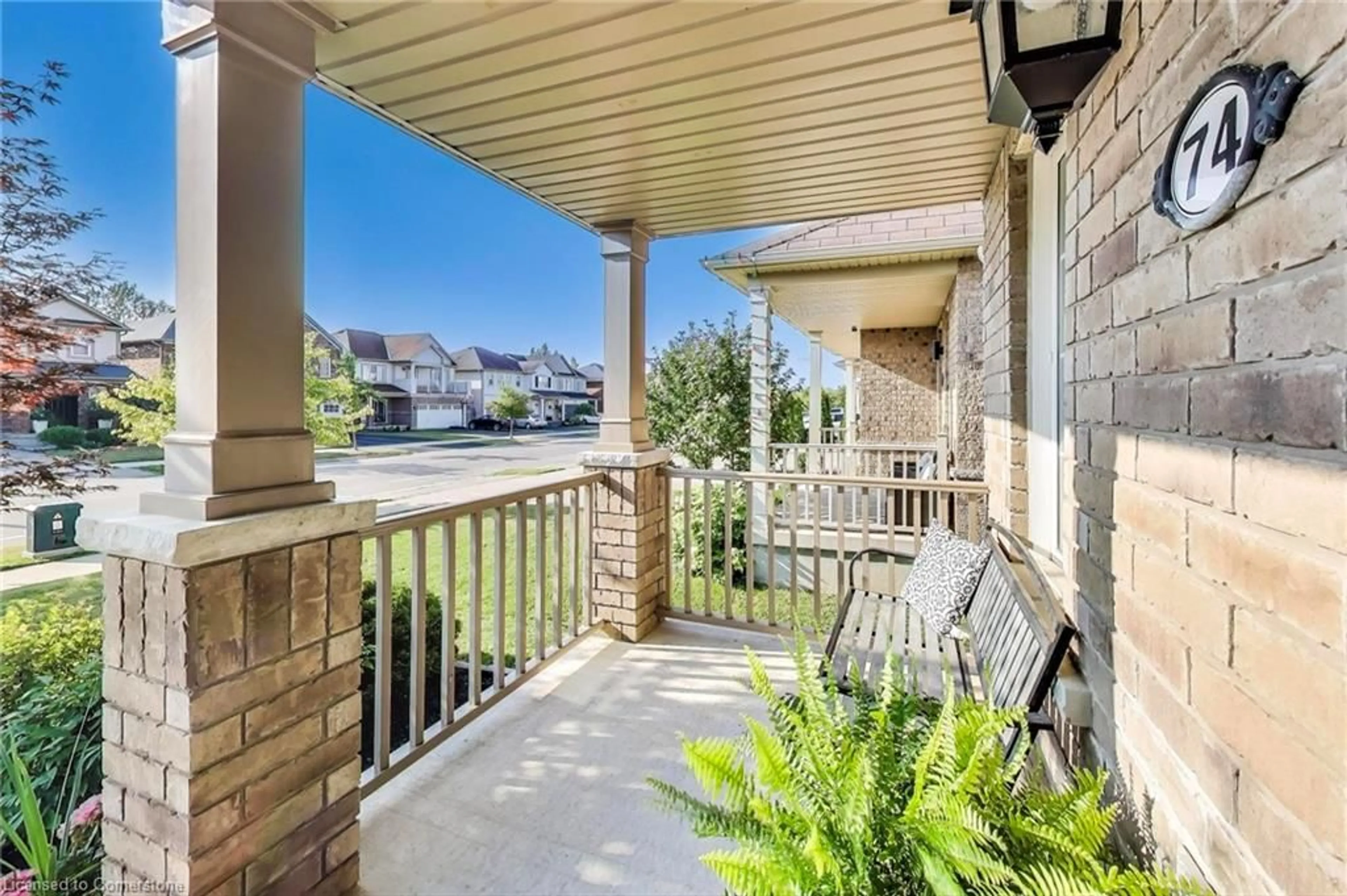 Patio, water/lake/river/ocean view for 74 Bradley Ave, Binbrook Ontario L0R 1C0