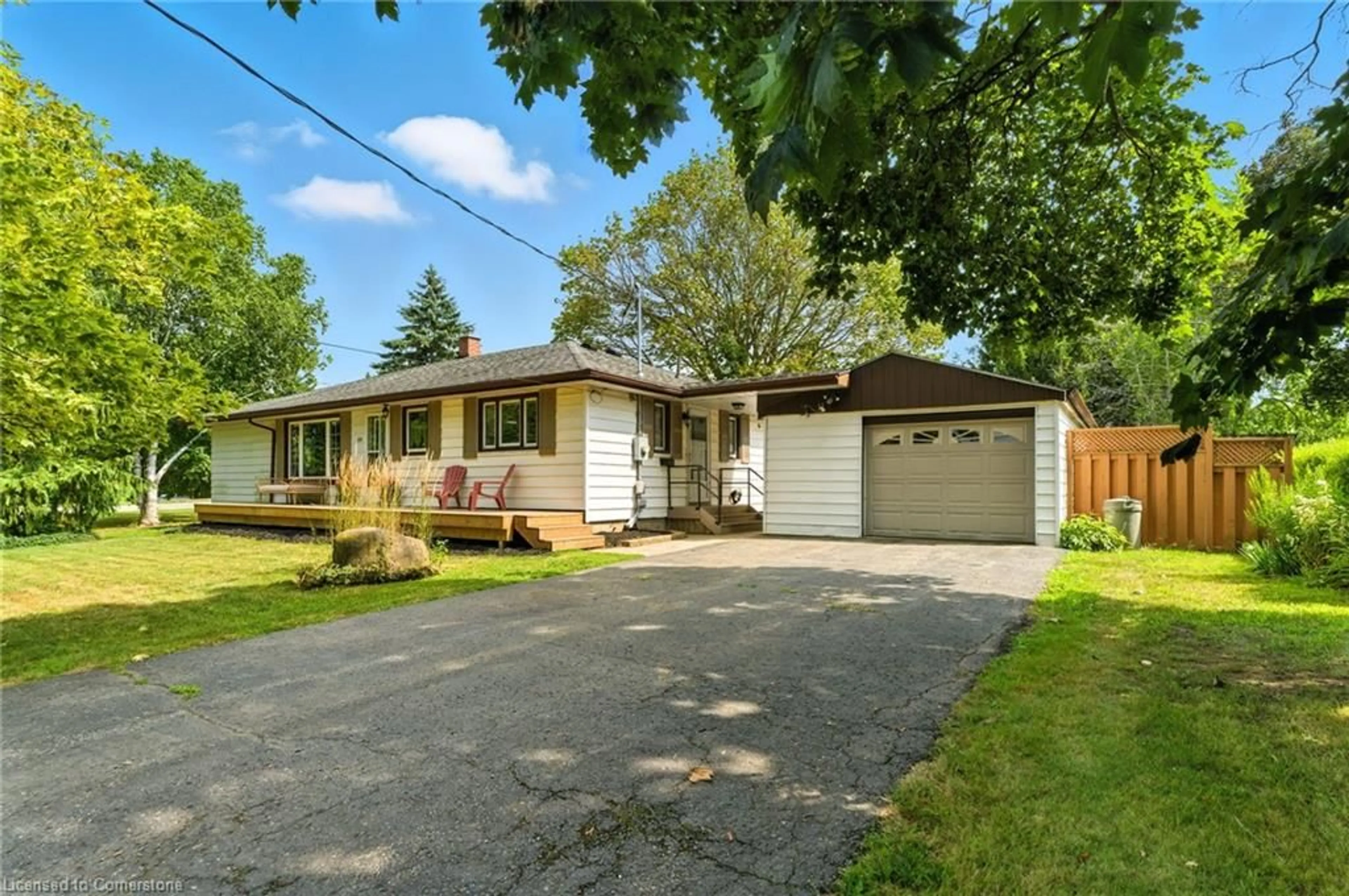 Home with vinyl exterior material, street for 69 King St, Burford Ontario N0E 1A0