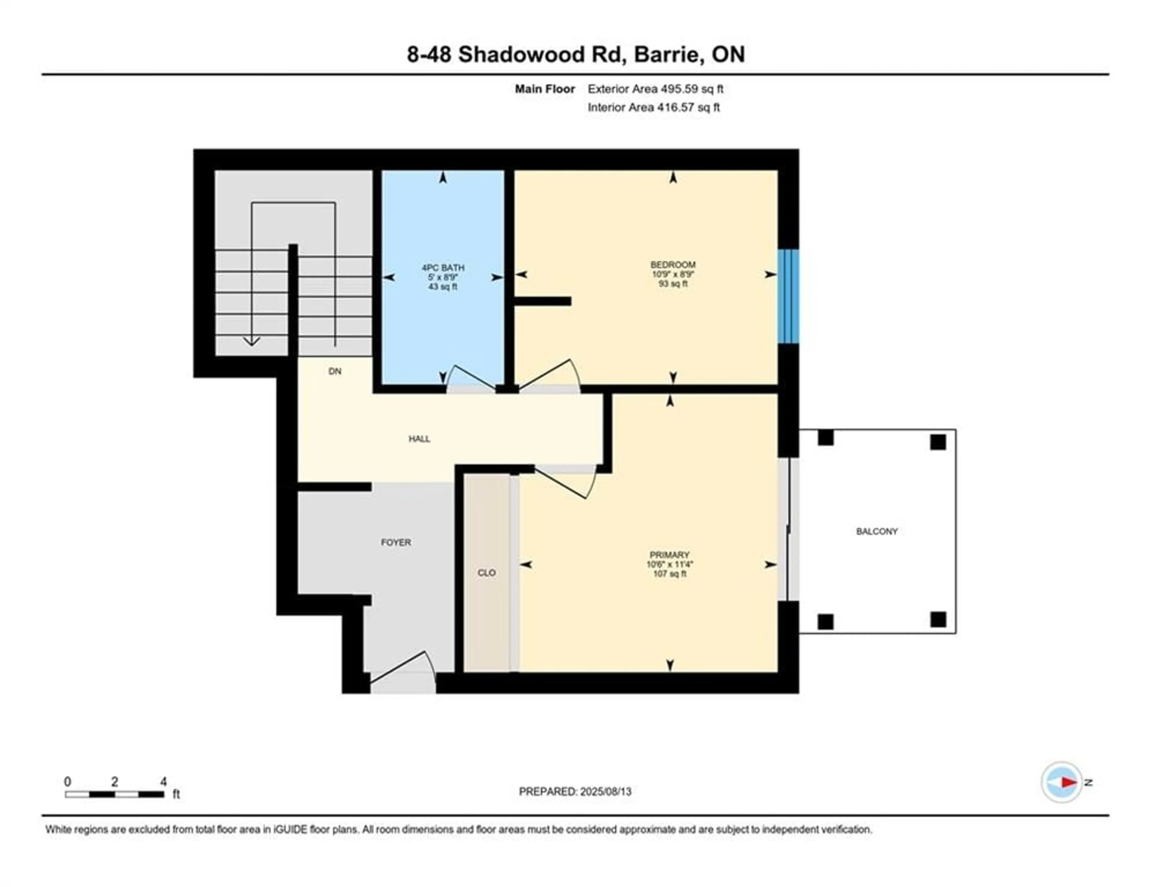 Floor plan for 48 Shadowood Rd #8, Barrie Ontario L4N 7K6