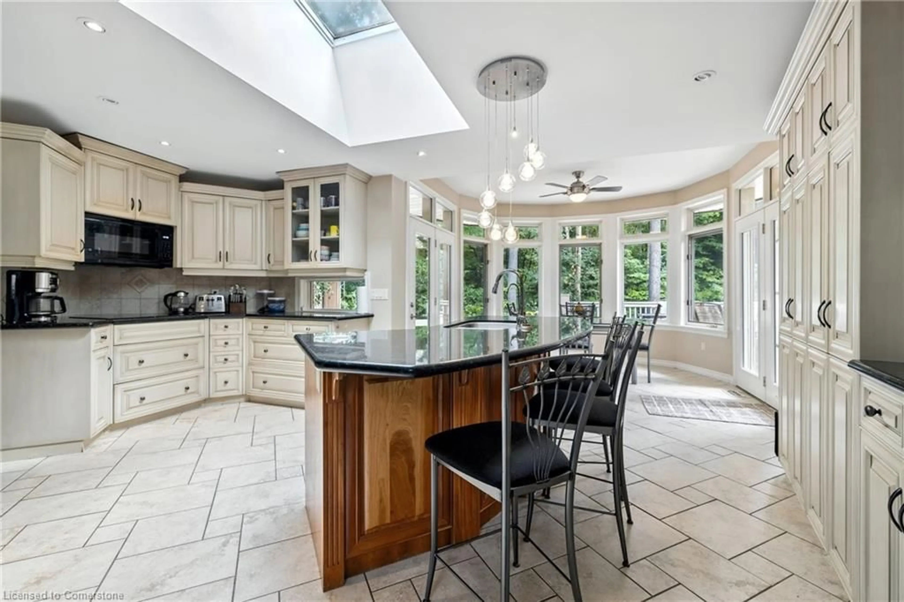 Contemporary kitchen, ceramic/tile floor for 847294 Township Road 9 Rd, Drumbo Ontario N0J 1G0