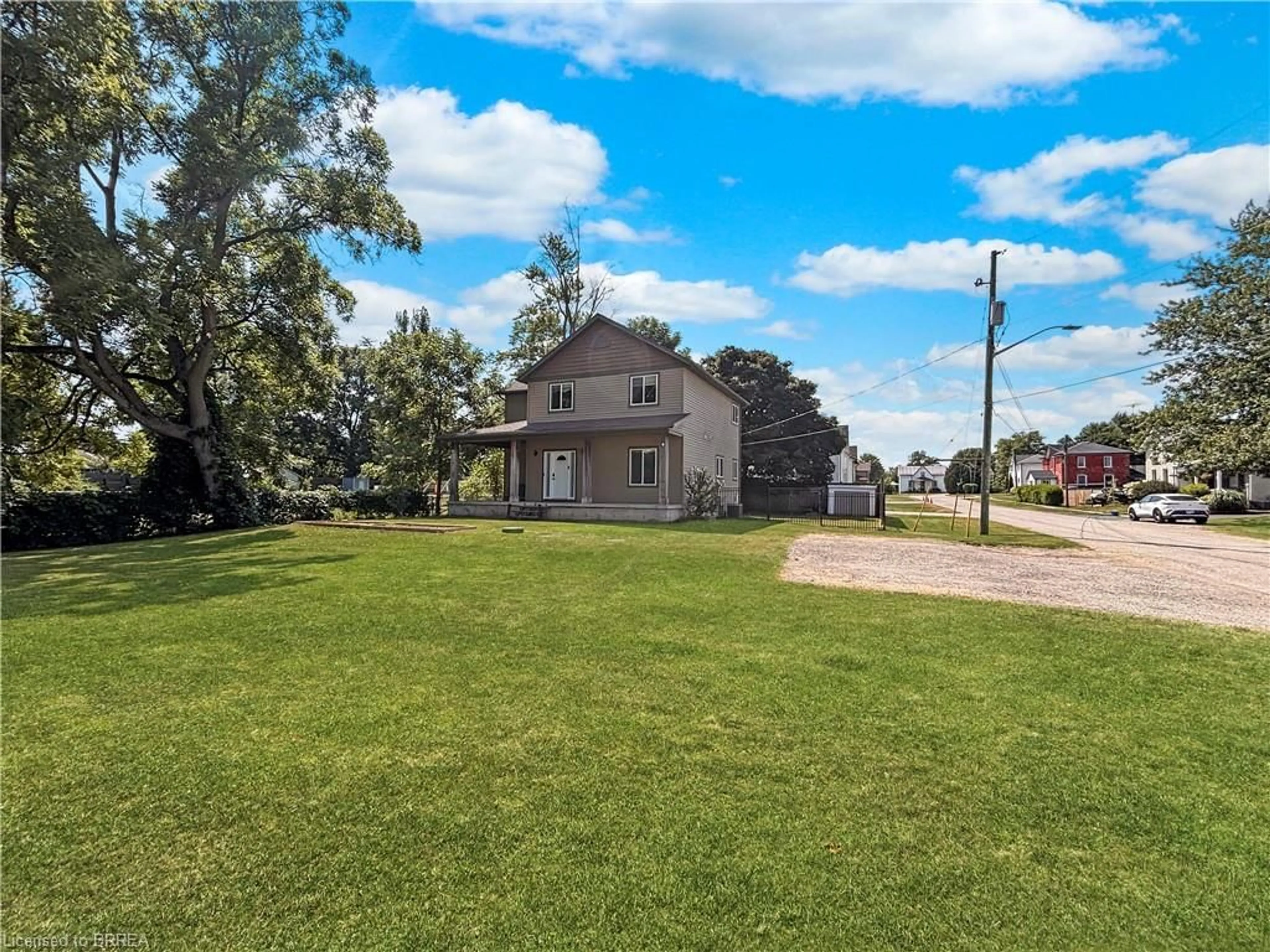 A pic from outside/outdoor area/front of a property/back of a property/a pic from drone, street for 25 Baird St, Bright Ontario N0J 1B0