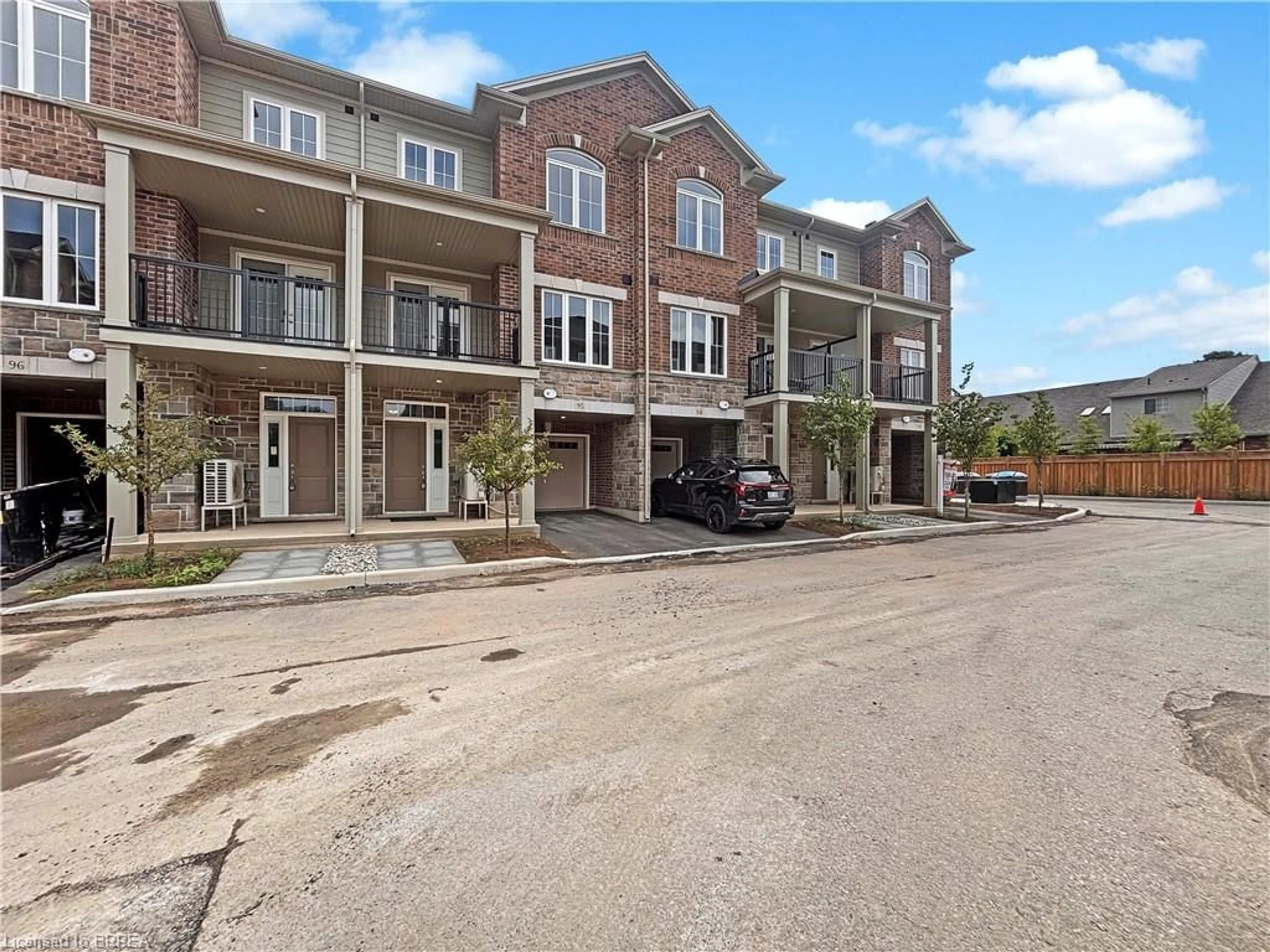 A pic from outside/outdoor area/front of a property/back of a property/a pic from drone, street for 677 Park Rd #95, Brantford Ontario N3R 0C2