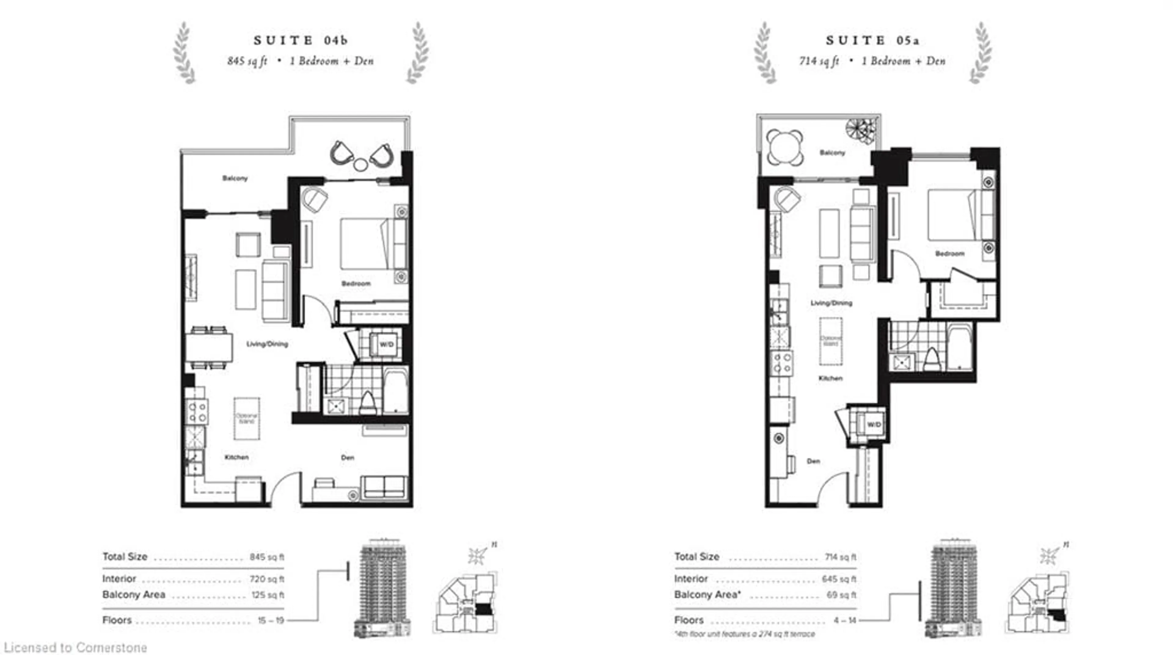 Floor plan for 155 Caroline St #1205, Waterloo Ontario N2L 0J8