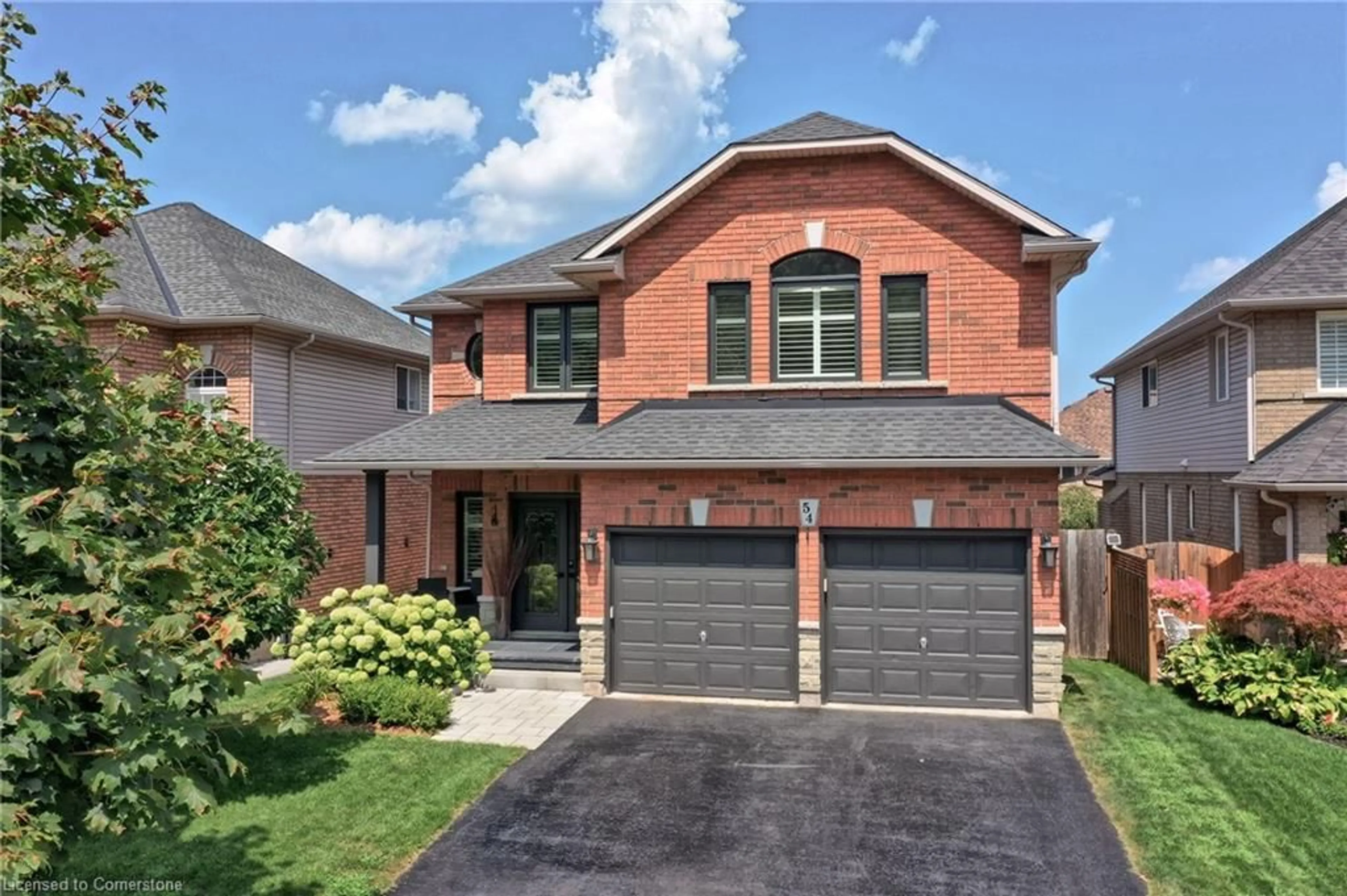 Home with brick exterior material, street for 54 Hickory Cres, Grimsby Ontario L3M 5P9