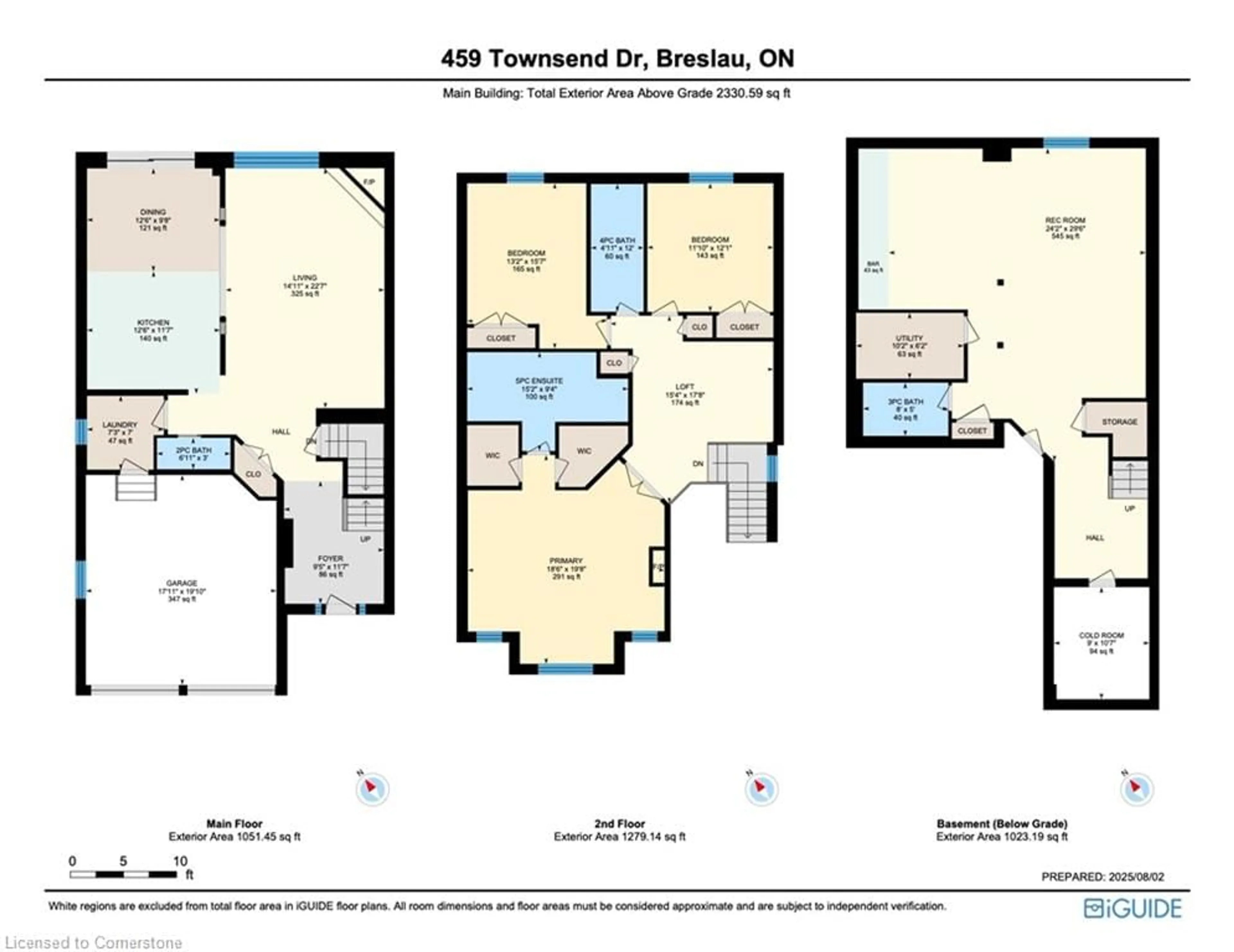 Floor plan for 459 Townsend Dr, Woolwich Ontario N0B 1M0