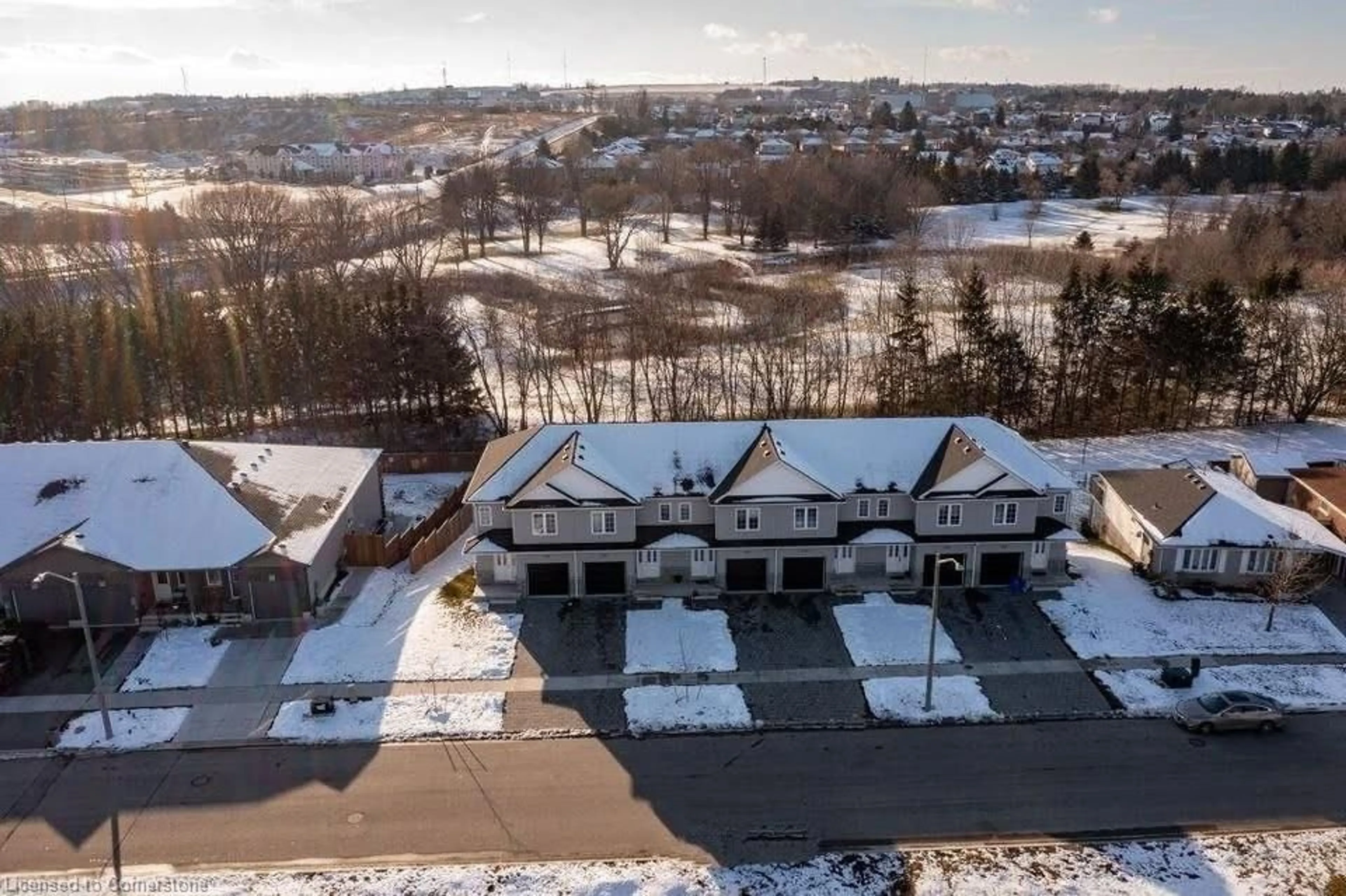 A pic from outside/outdoor area/front of a property/back of a property/a pic from drone, water/lake/river/ocean view for 490 Lampman Pl, Woodstock Ontario N4S 8L6